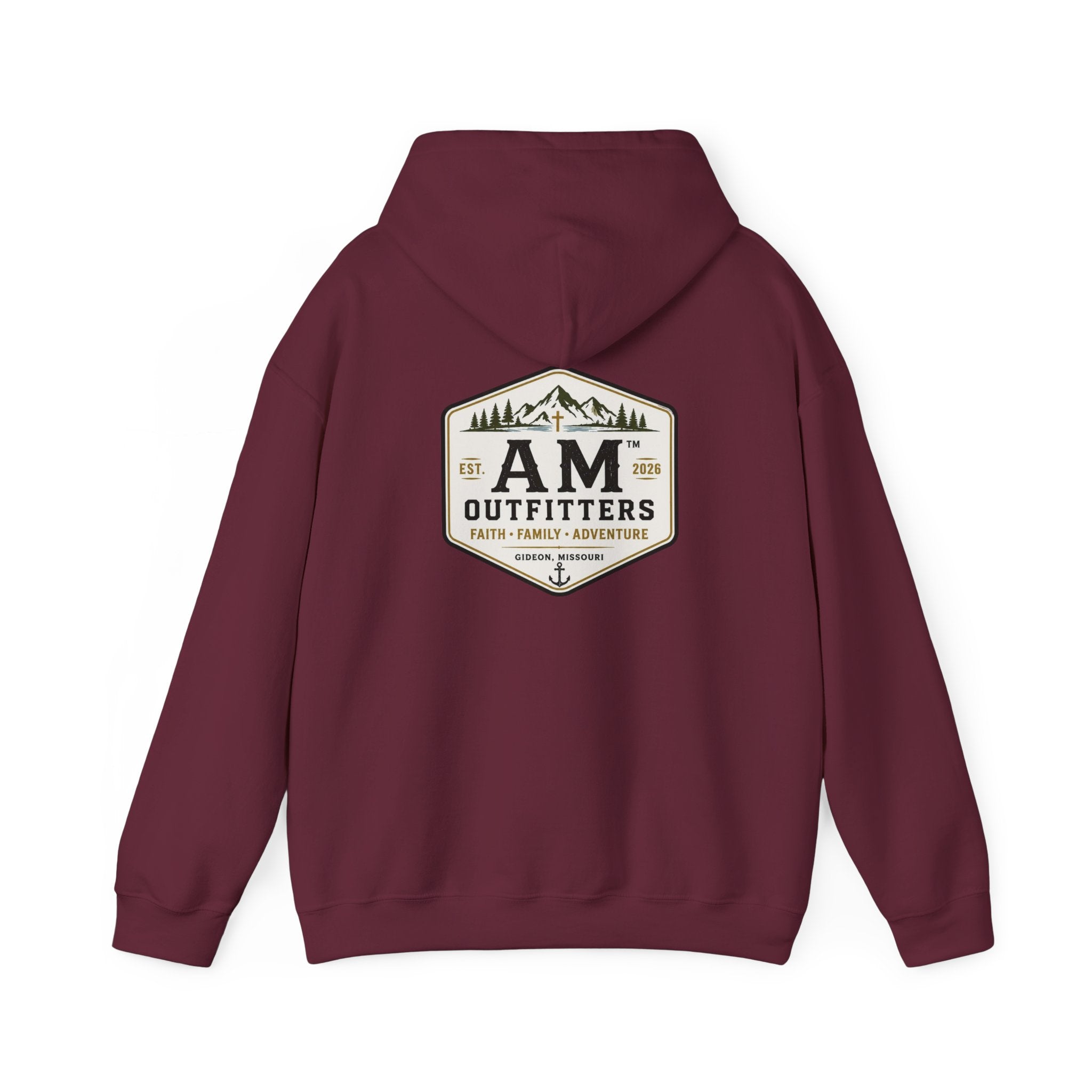 Outfitters Logo Hoodie — AM Outfitters Adventure Pullover