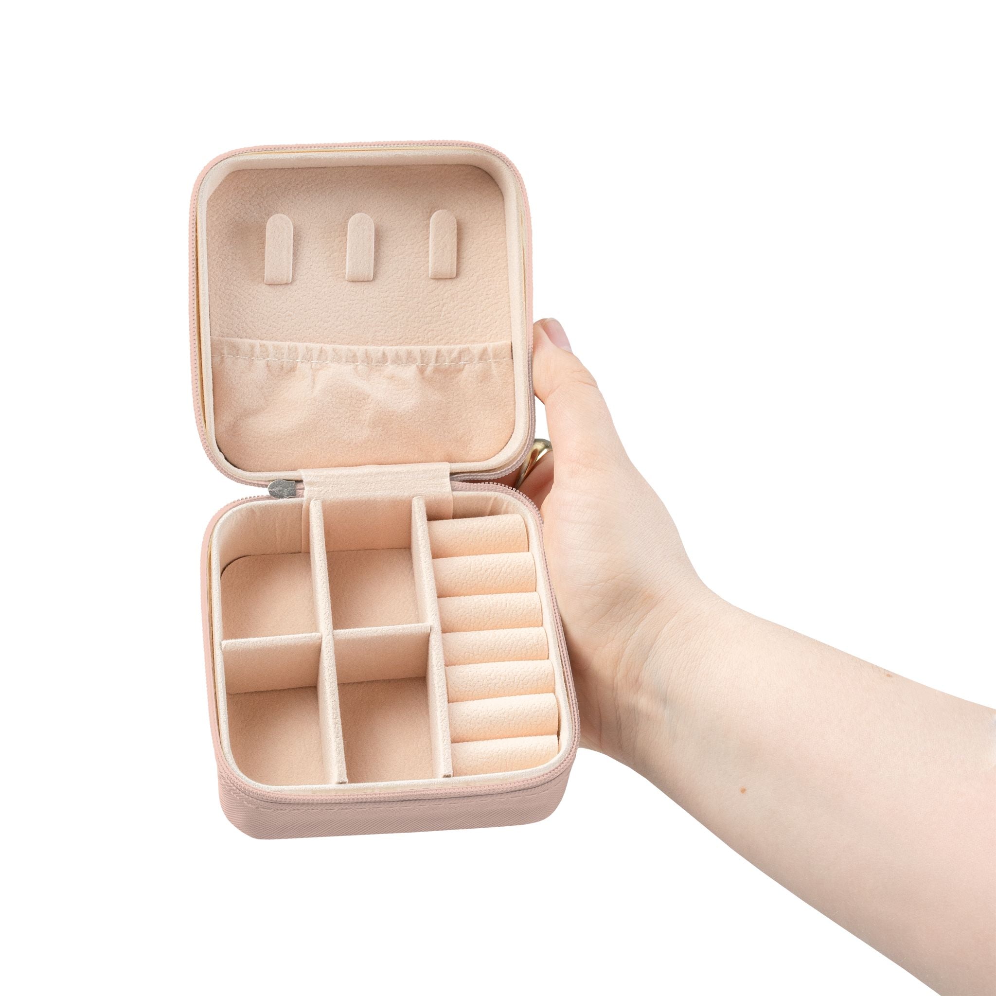 Anchored Mama Monogram Travel Jewelry Case | Compact Jewelry Organizer