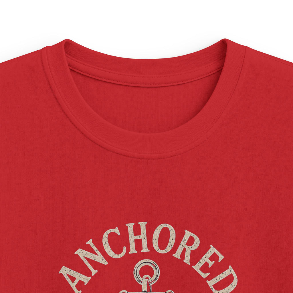 Kids Tee - "Anchored Crew" Nautical Anchor Graphic Shirt