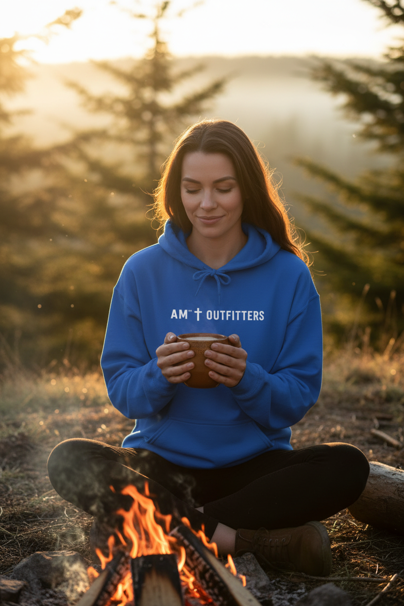 Outfitters Logo Hoodie — AM Outfitters Adventure Pullover