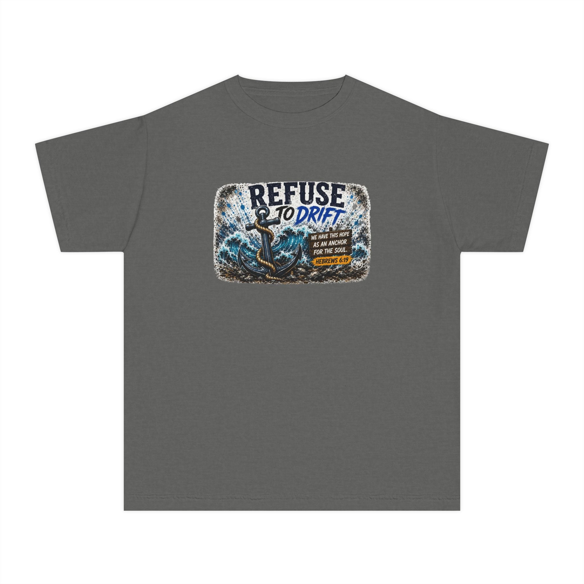 Refuse to Drift Youth Tee — Ocean Rescue Surf Life-Saving Shirt