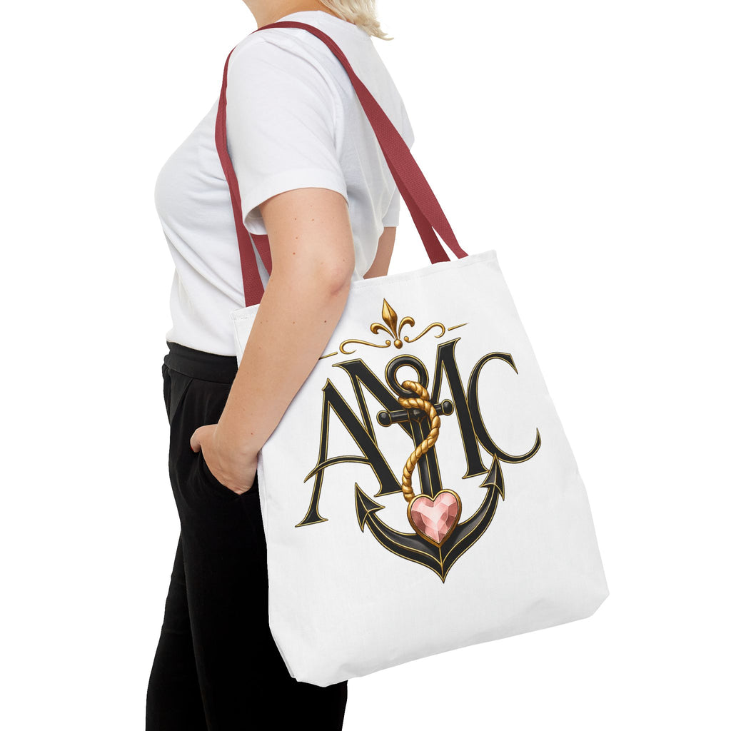 Anchored Mama Monogram Tote Bag | Vintage Anchor Market Tote