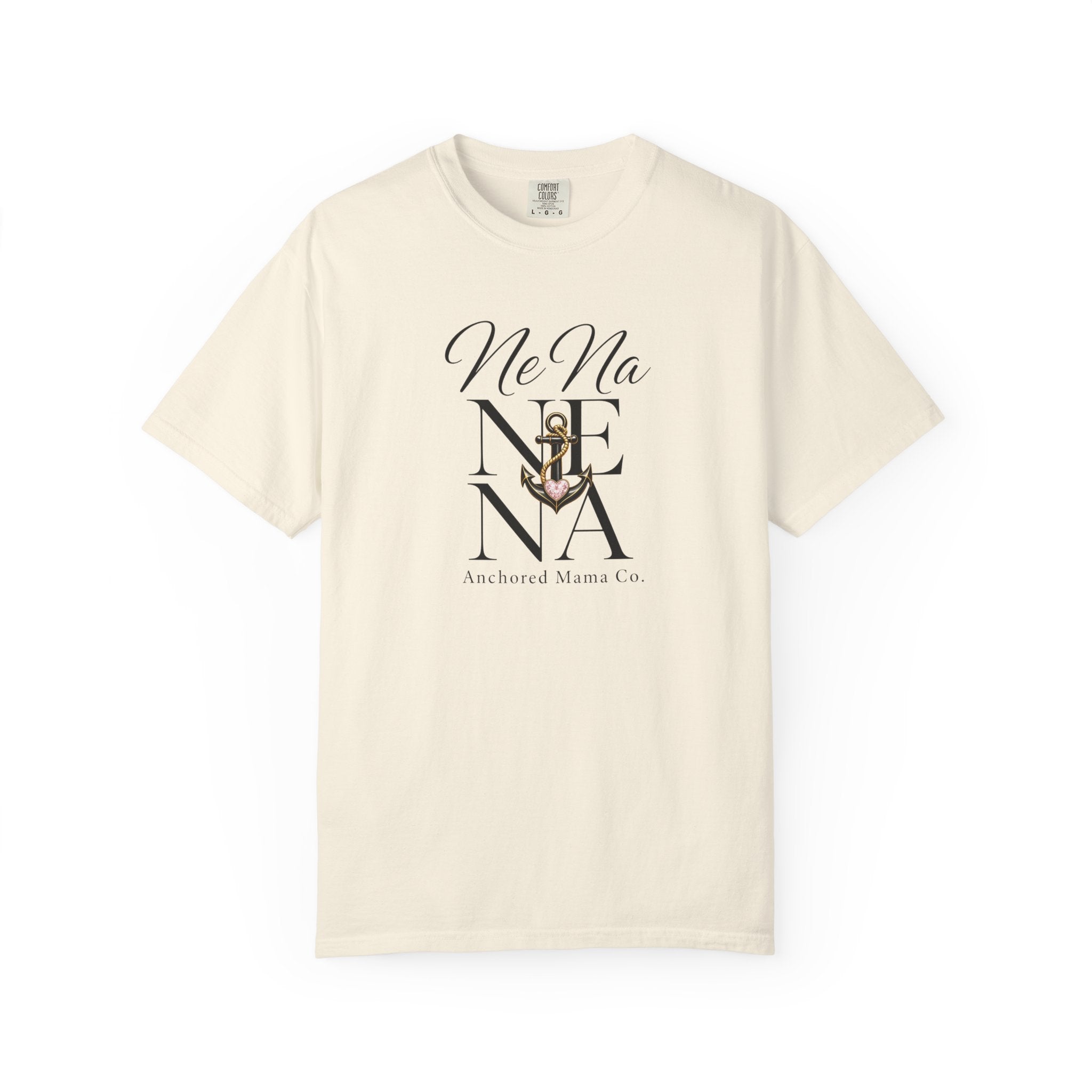 NeNa Anchor Graphic T-Shirt — Coastal Nautical Crew Tee