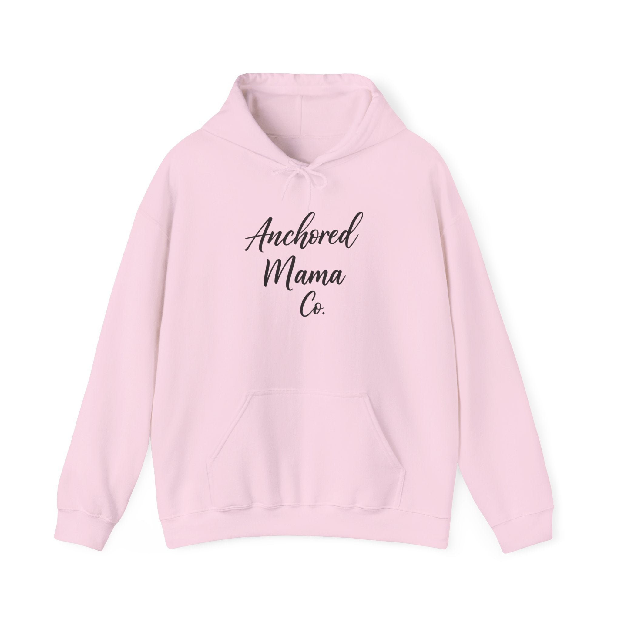 Anchored Mama Co. Hoodie — Cozy Mom Graphic Hoodie