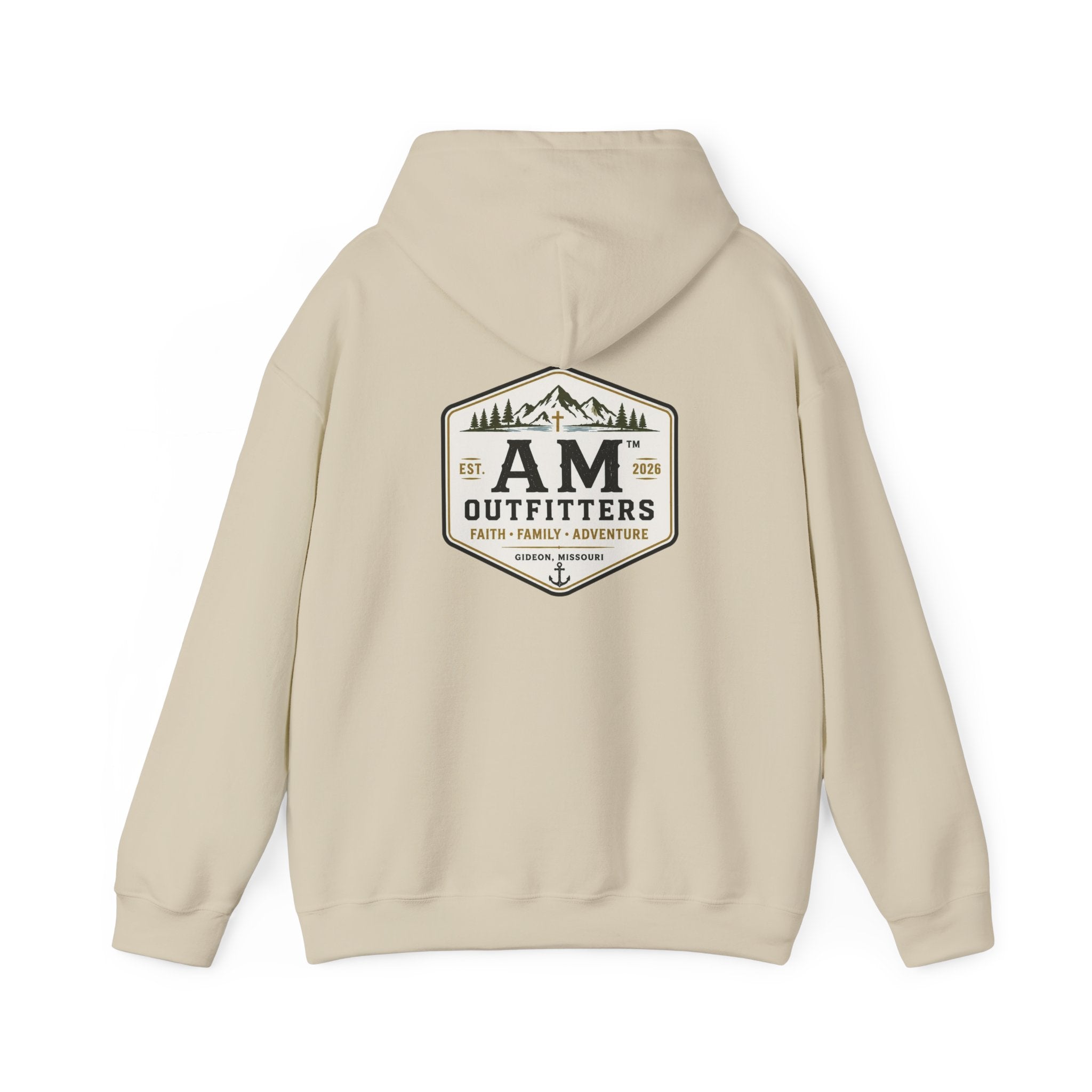 Outfitters Logo Hoodie — AM Outfitters Adventure Pullover