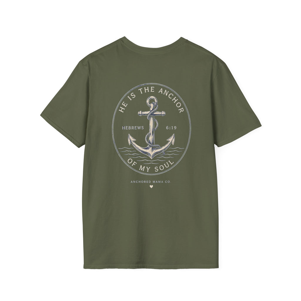 Faith T-Shirt — "Hope Holds. Because Jesus Does." Inspirational Christian Tee