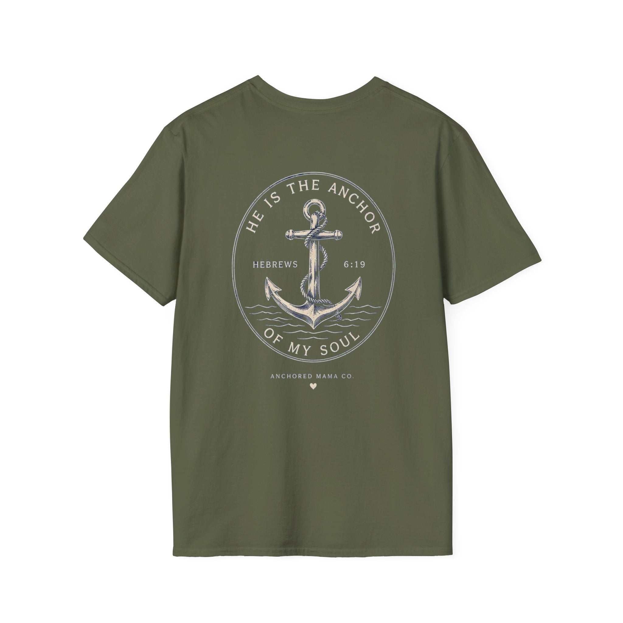Faith T-Shirt — "Hope Holds. Because Jesus Does." Inspirational Christian Tee