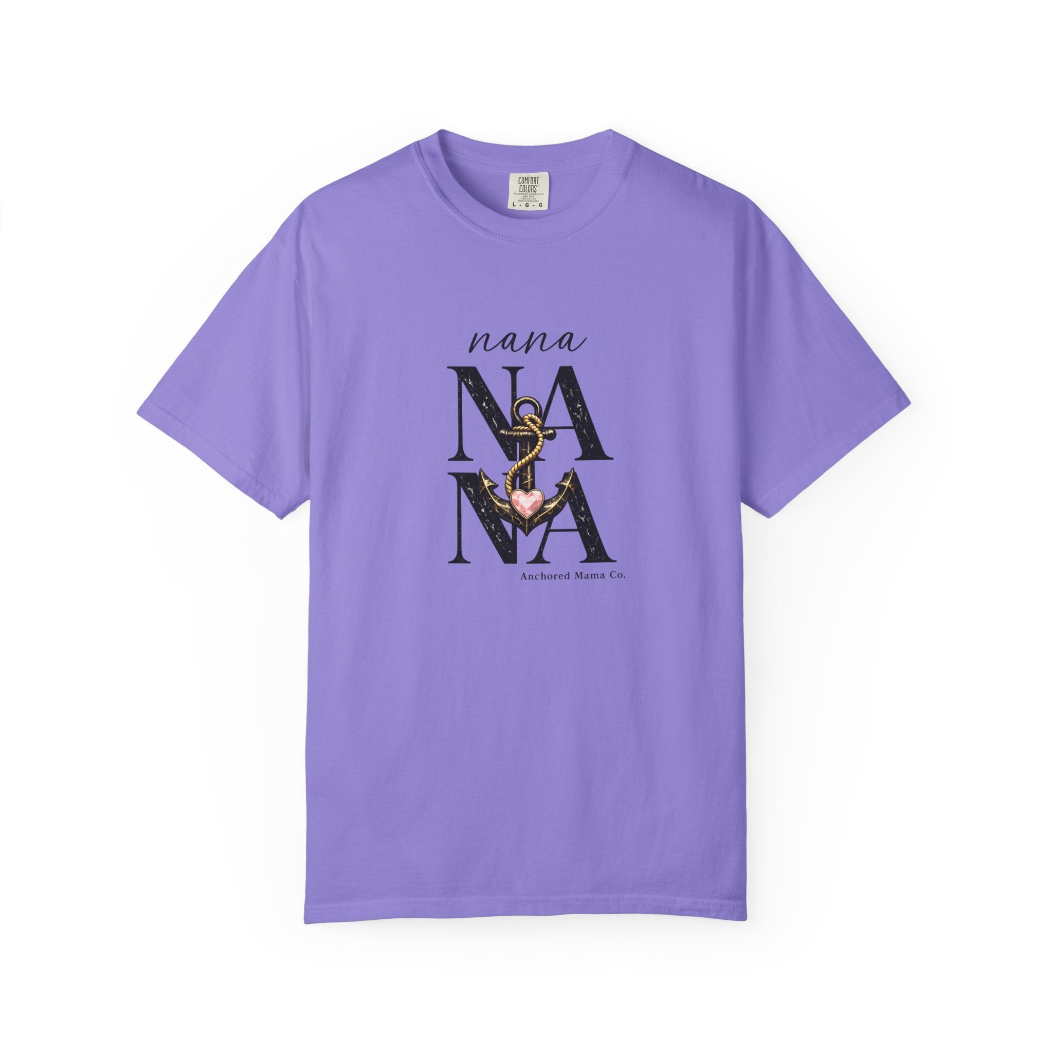 Nana Stacked Anchor T-Shirt | Cherished Title
