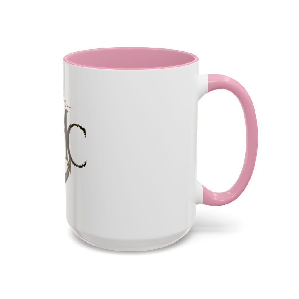 Anchor Heart Monogram Ceramic Mug | Anchored Mama Co. | 11oz & 15oz Coffee Cup