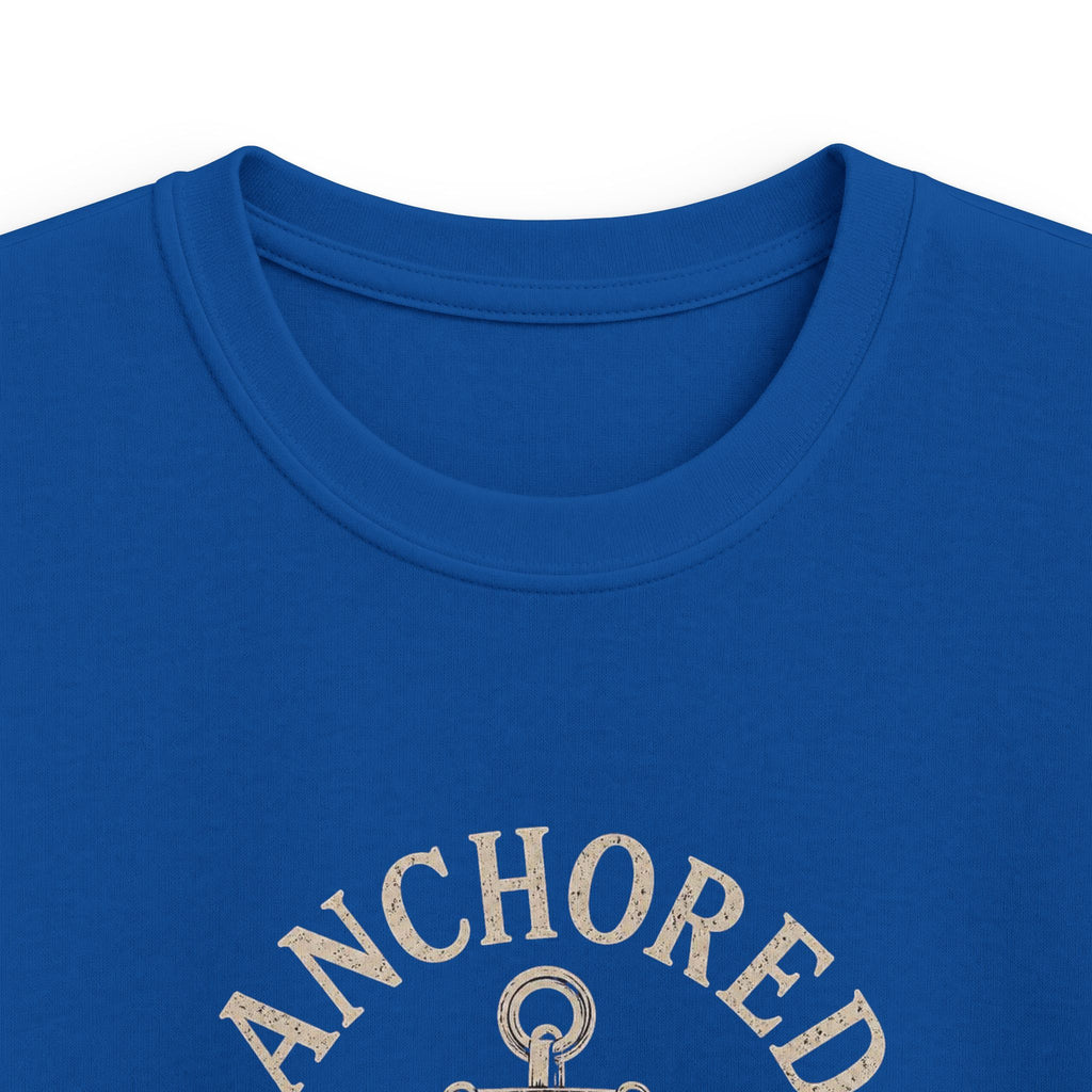 Kids Tee - "Anchored Crew" Nautical Anchor Graphic Shirt
