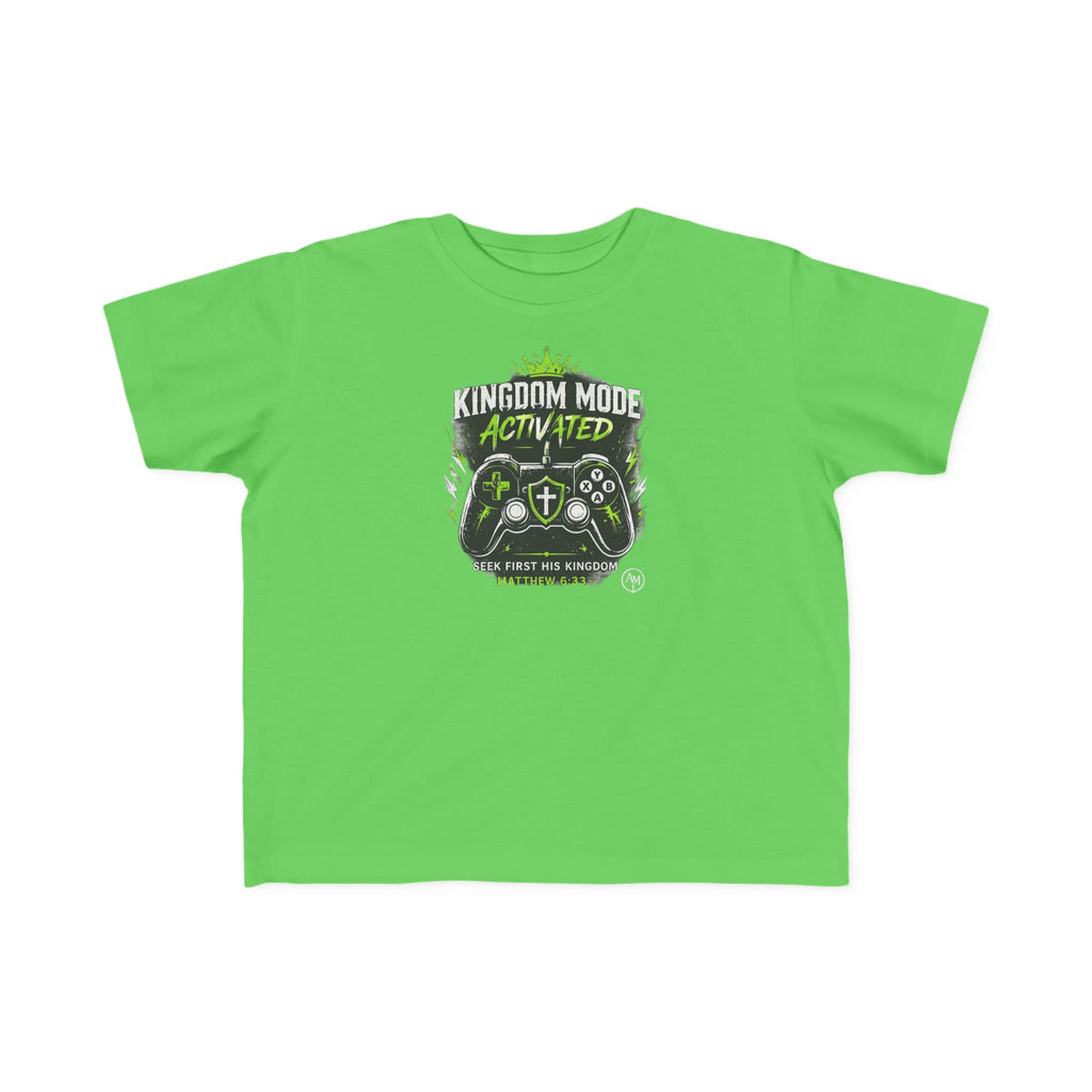 Toddler Tee - "Kingdom Mode Activated" Video Game Controller Graphic