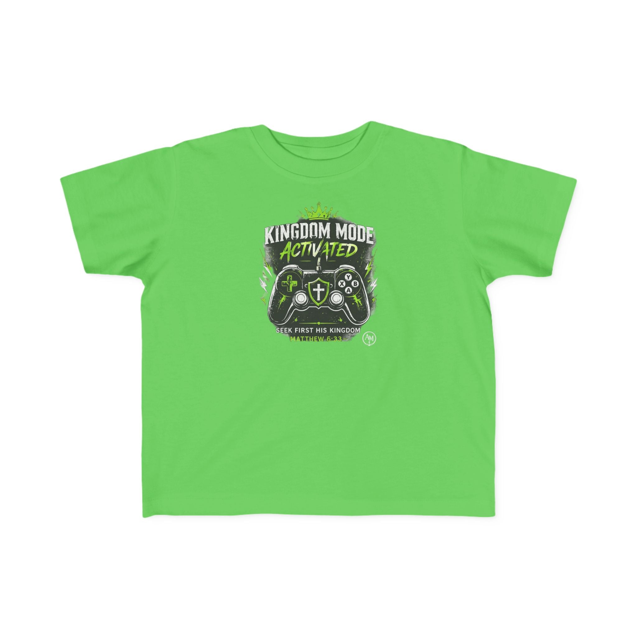 Toddler Tee - "Kingdom Mode Activated" Video Game Controller Graphic
