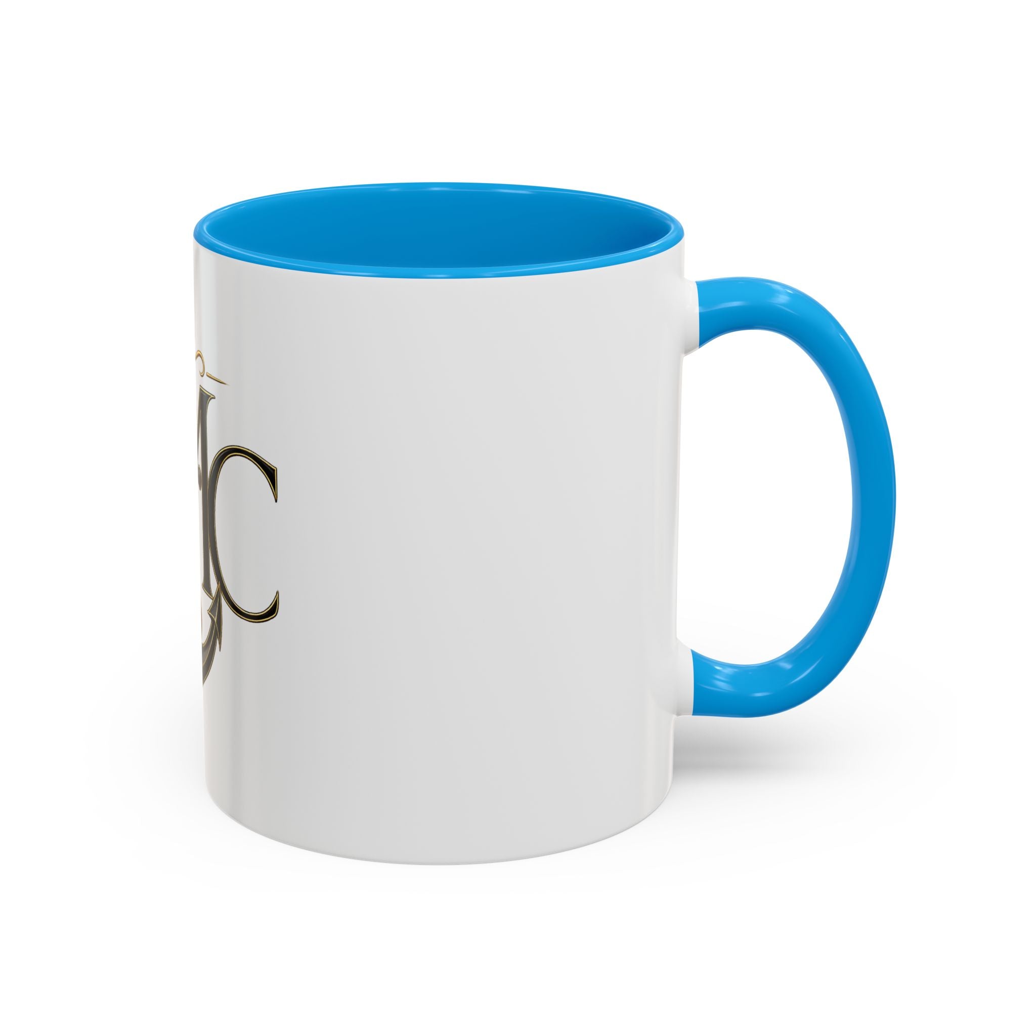 Anchor Heart Monogram Ceramic Mug | Anchored Mama Co. | 11oz & 15oz Coffee Cup