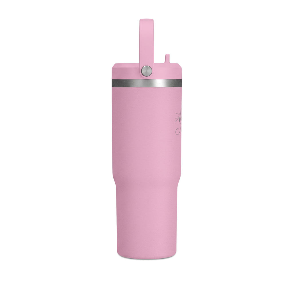 Anchored Mama 32oz Insulated Travel Tumbler with Handle | Christian Stainless Steel Straw Cup