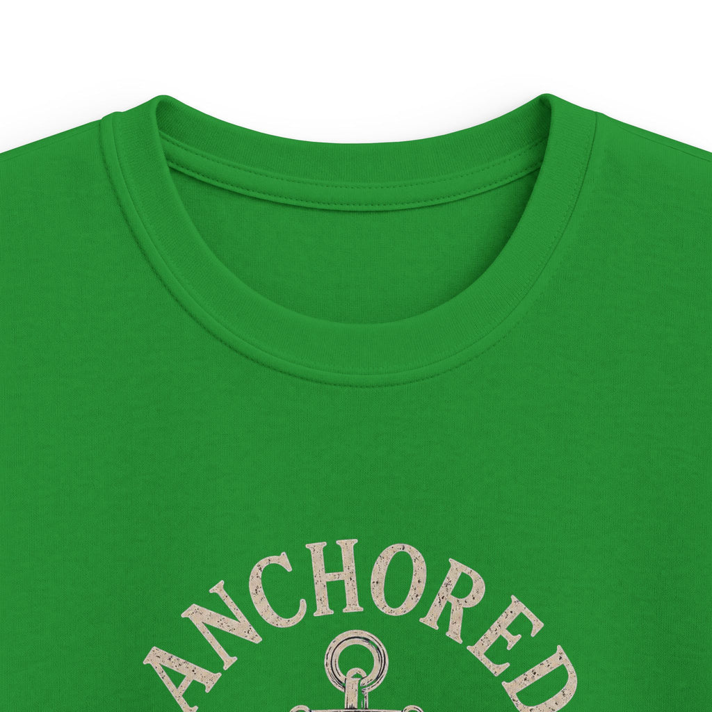 Kids Tee - "Anchored Crew" Nautical Anchor Graphic Shirt