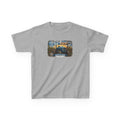 Kids Tractor Tee "Faith & Dirt" Vintage Farm Shirt