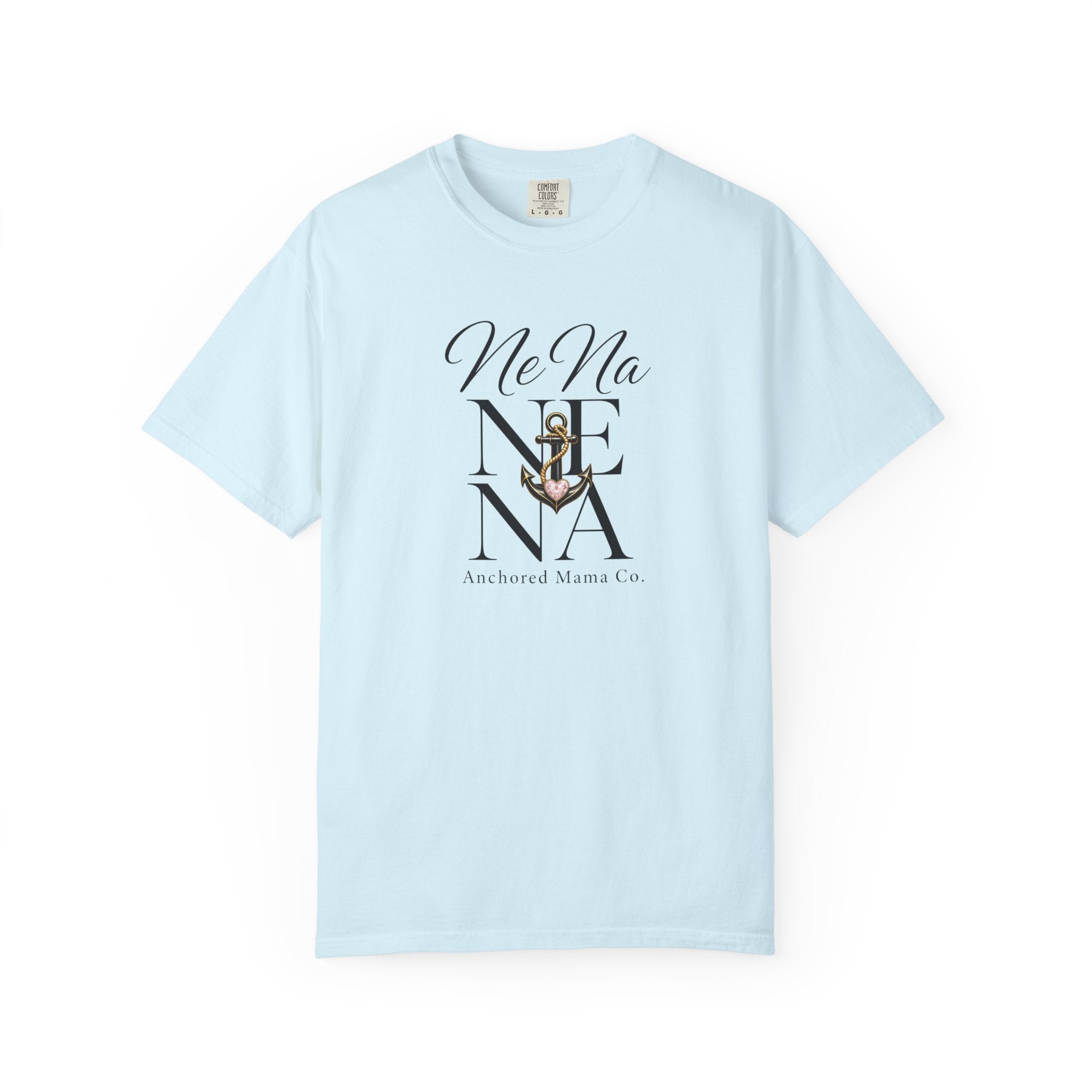 NeNa Anchor Graphic T-Shirt — Coastal Nautical Crew Tee