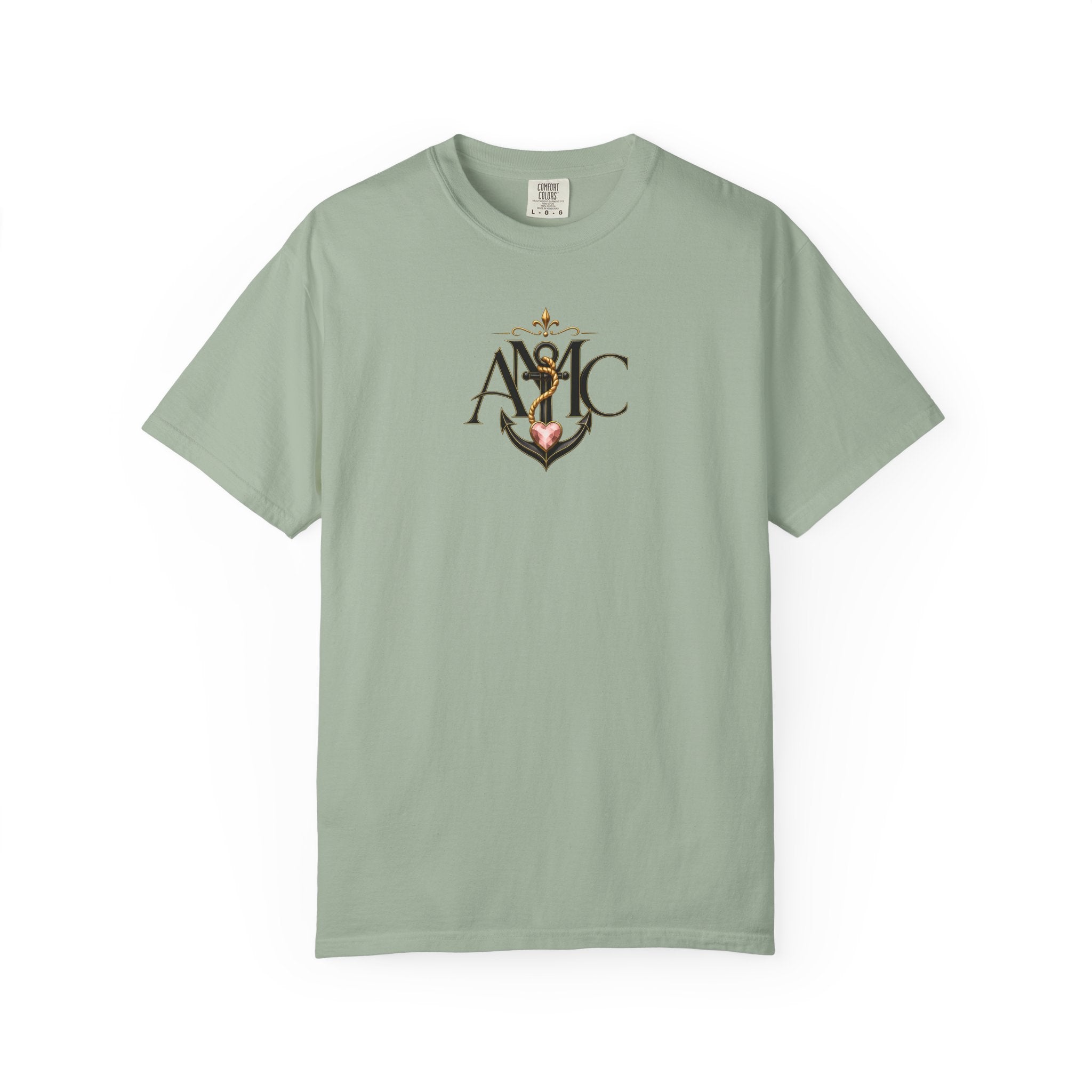 Vintage Anchor & Floral Logo T-Shirt |Anchored Mama Co.