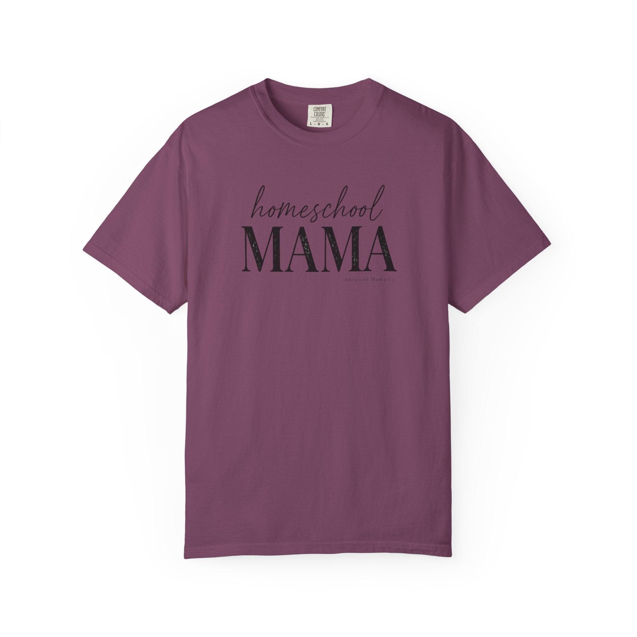 Homeschool Mama T-Shirt — Cozy Neutral Graphic Tee for Homeschooling Moms