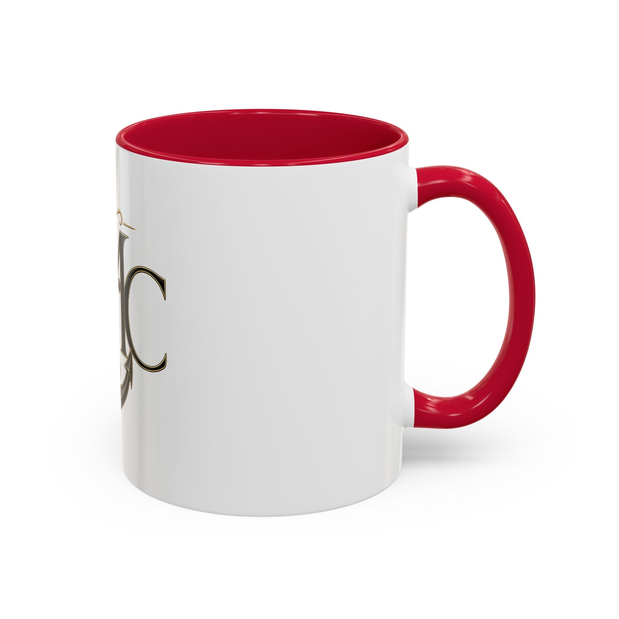 Anchor Heart Monogram Ceramic Mug | Anchored Mama Co. | 11oz & 15oz Coffee Cup