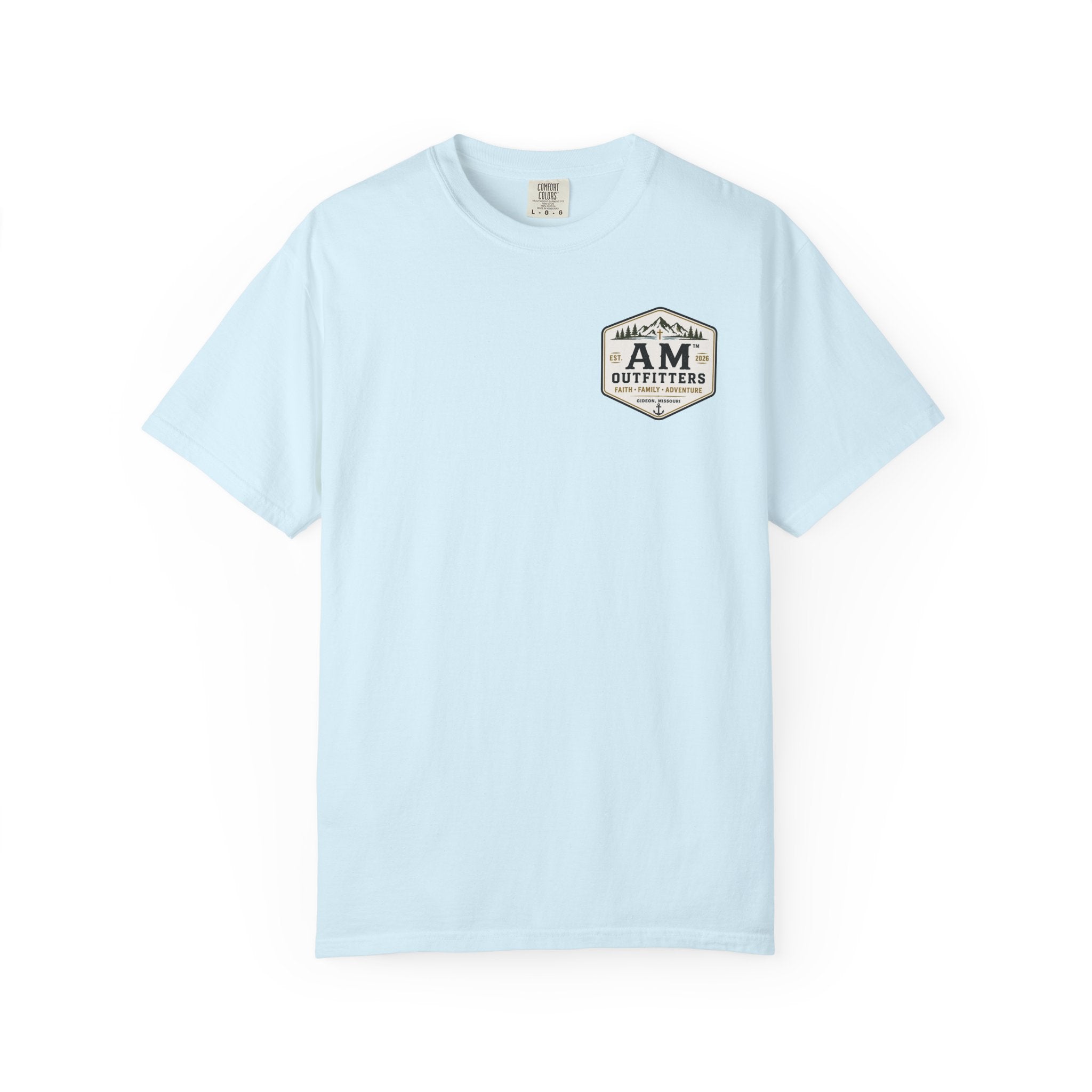 AM Outfitters Adventure T-Shirt — Mountain & Anchor Logo Tee