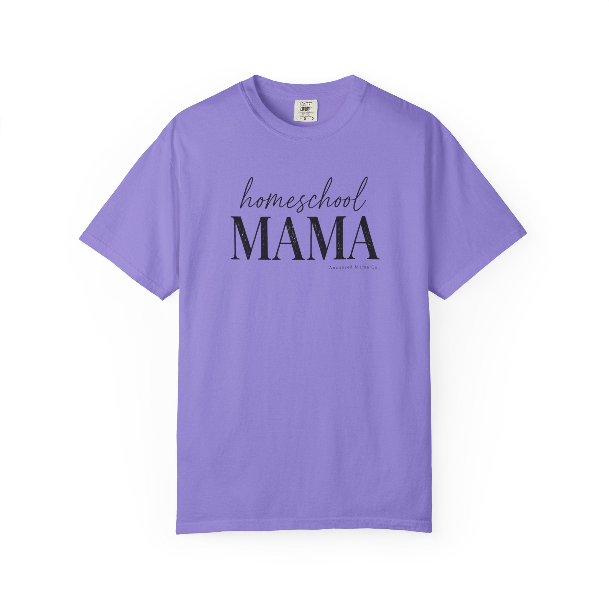 Homeschool Mama T-Shirt — Cozy Neutral Graphic Tee for Homeschooling Moms