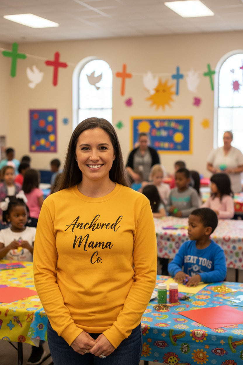 Anchored Mama Co. Long Sleeve Tee