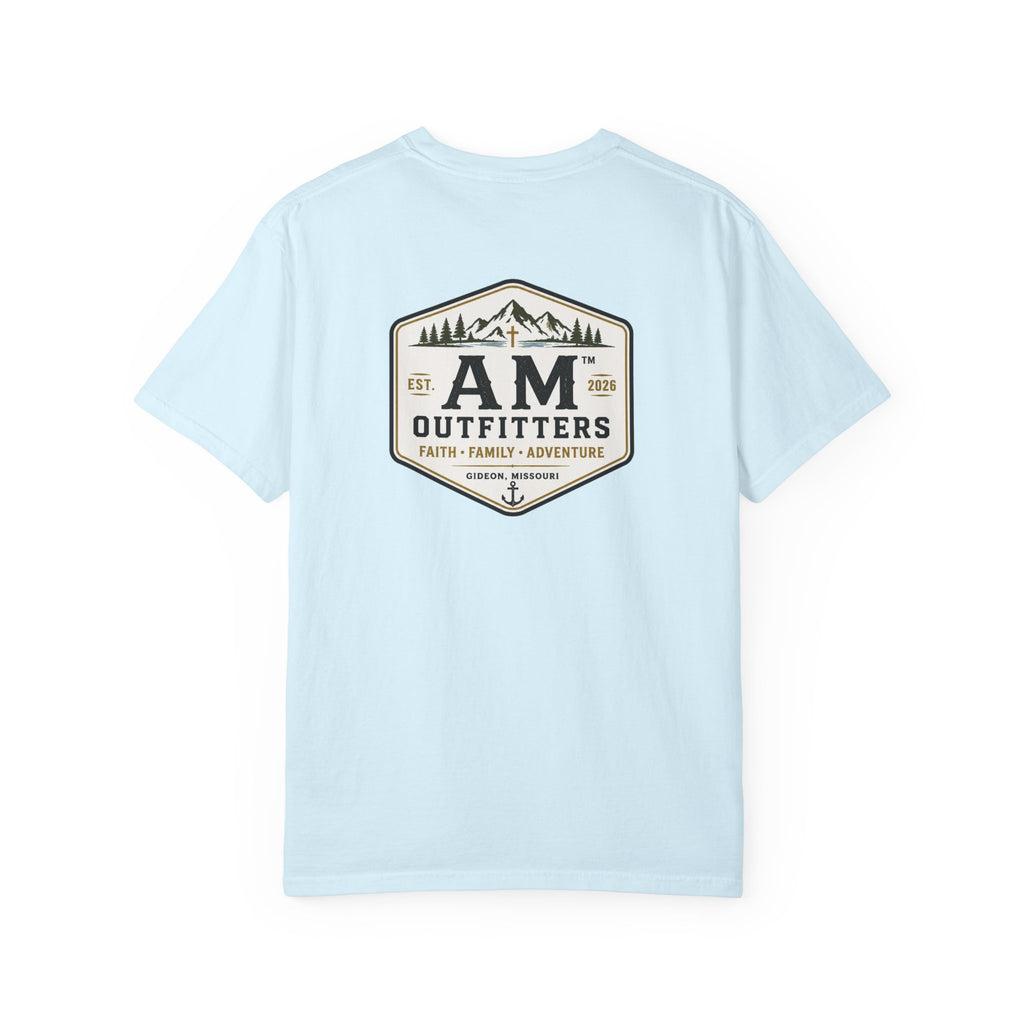 AM Outfitters Adventure T-Shirt — Mountain & Anchor Logo Tee