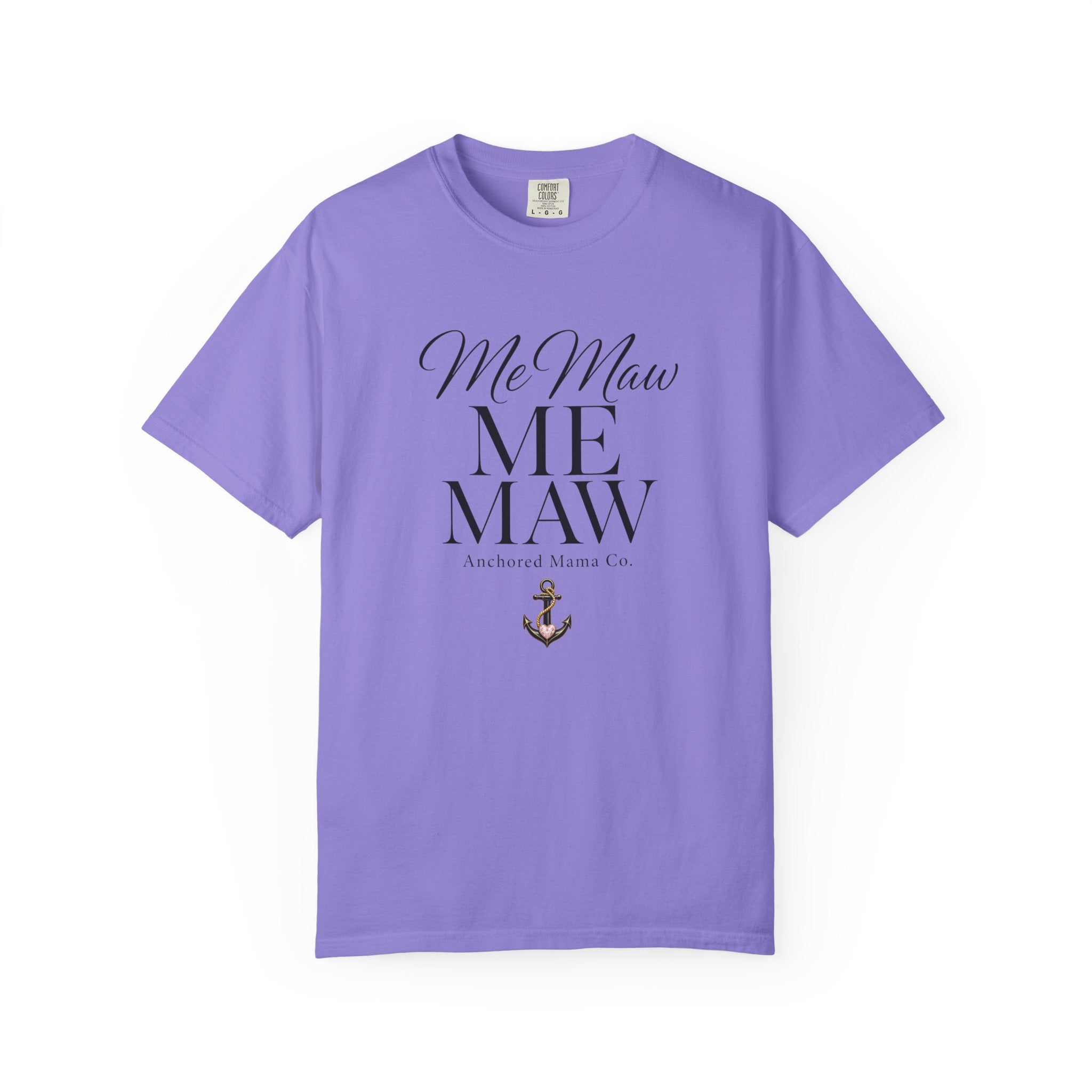 MeMaw Graphic T‑Shirt – "Me Maw" Vintage Anchor Mama Tee