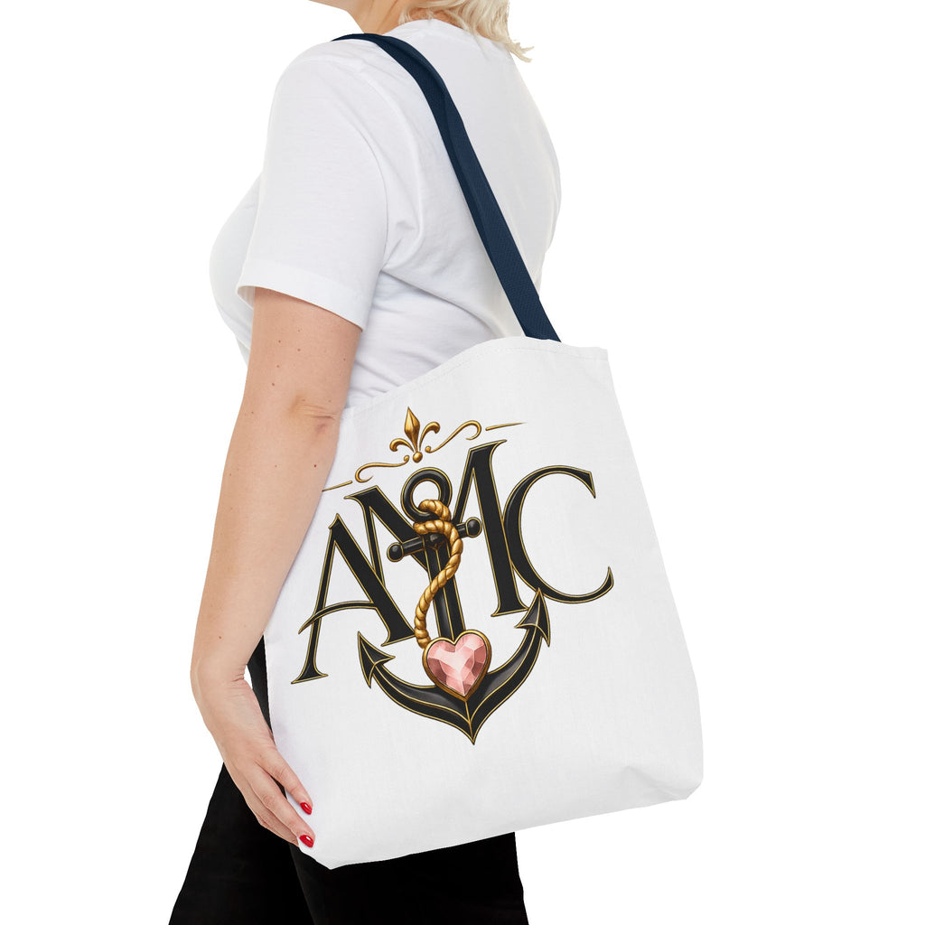 Anchored Mama Monogram Tote Bag | Vintage Anchor Market Tote