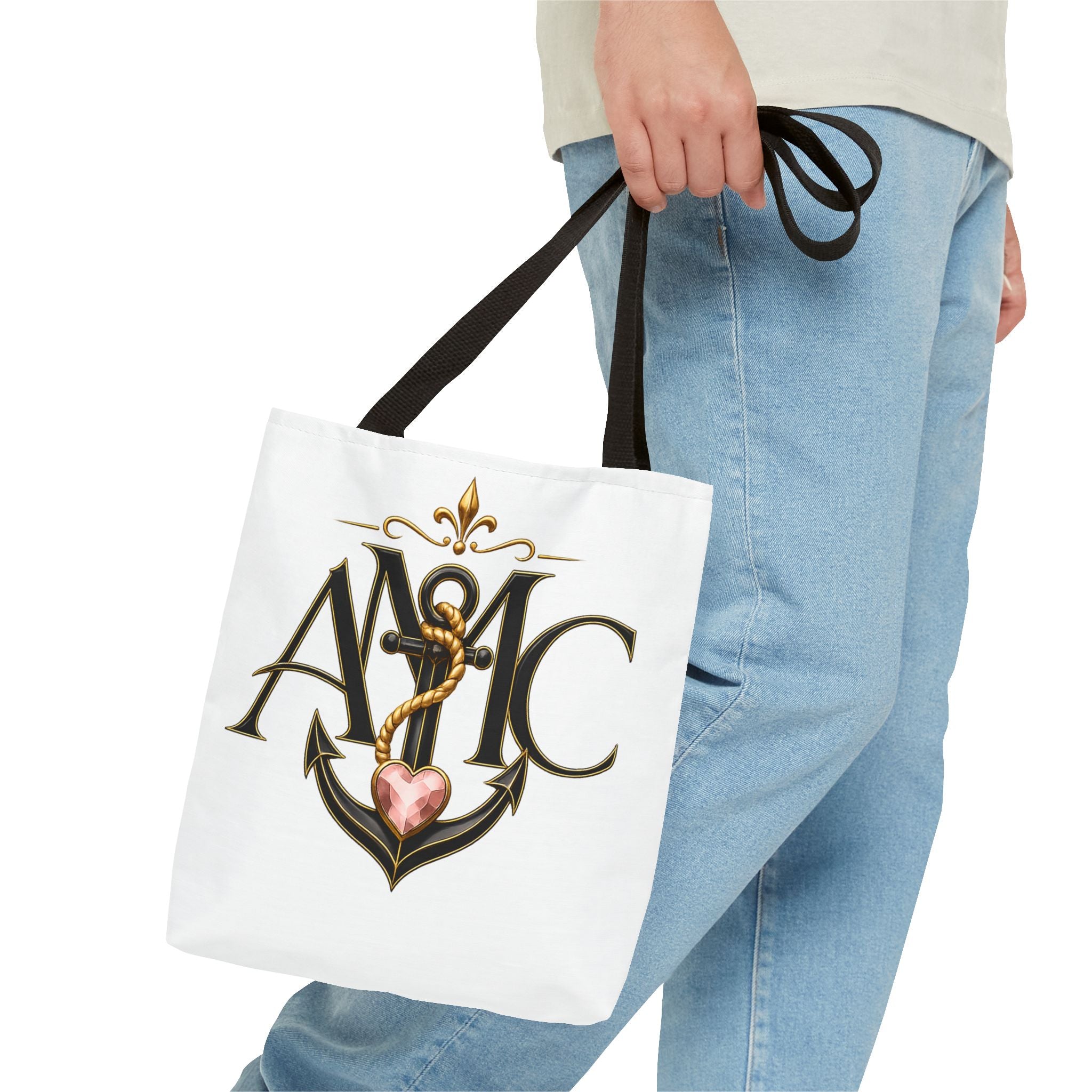Anchored Mama Monogram Tote Bag | Vintage Anchor Market Tote