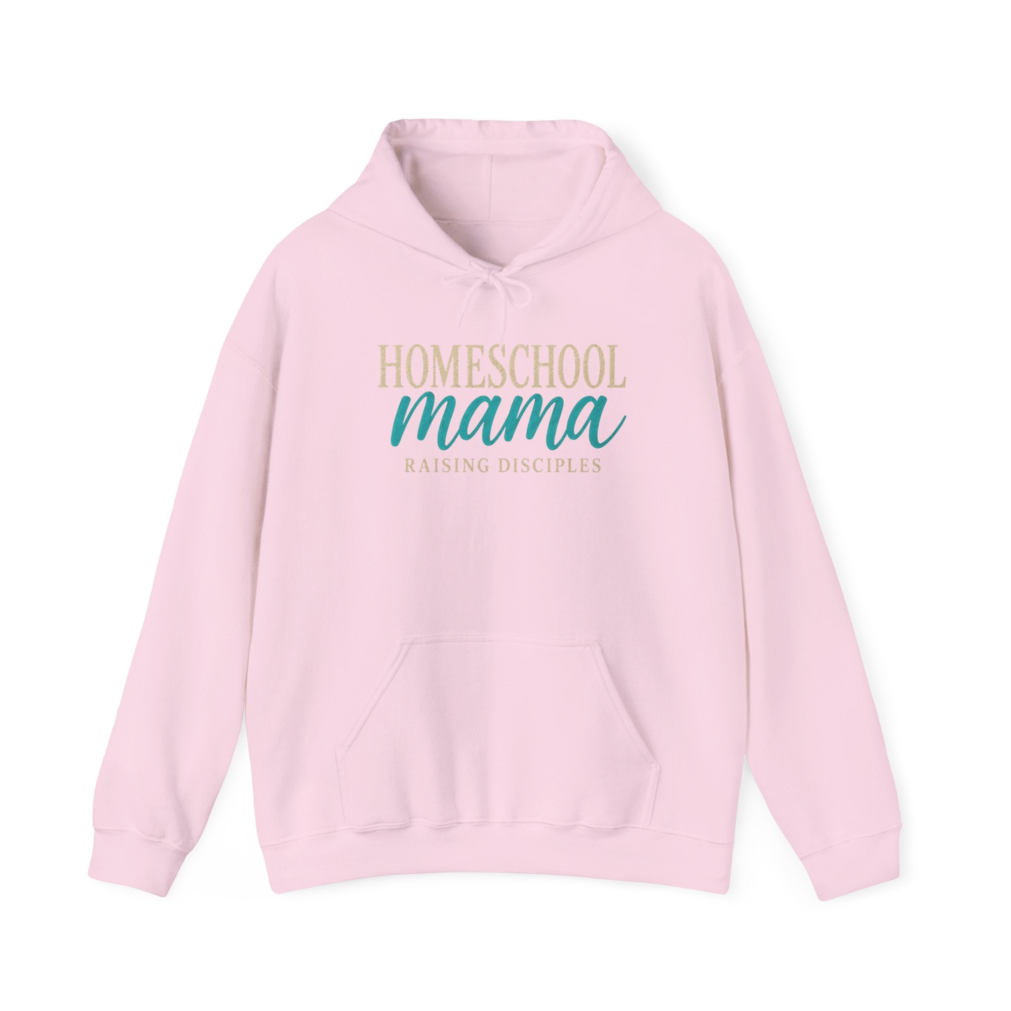 Homeschool Mama Hoodie — "Raising Disciples" Pullover for Christian Homeschool Moms