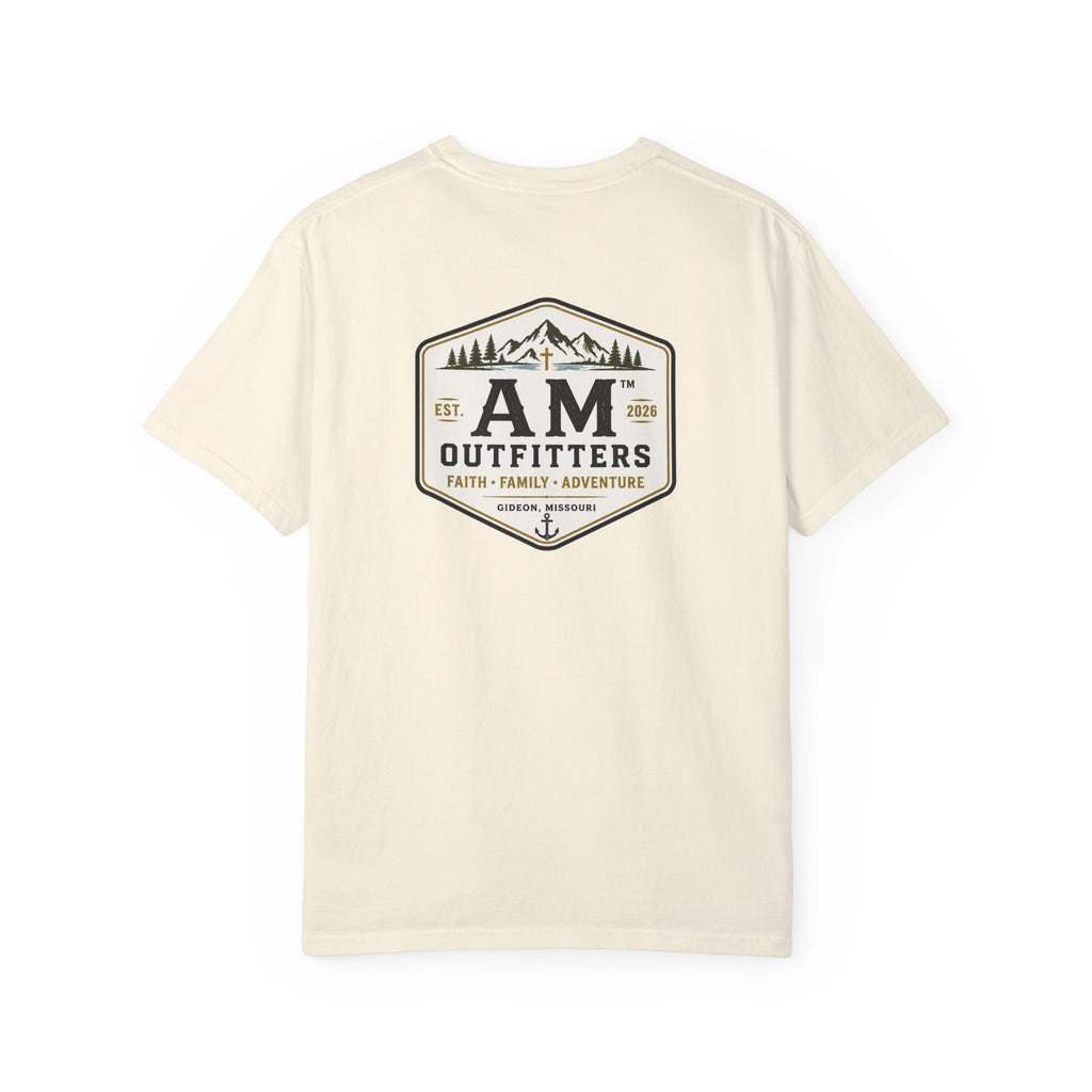 AM Outfitters Adventure T-Shirt — Mountain & Anchor Logo Tee