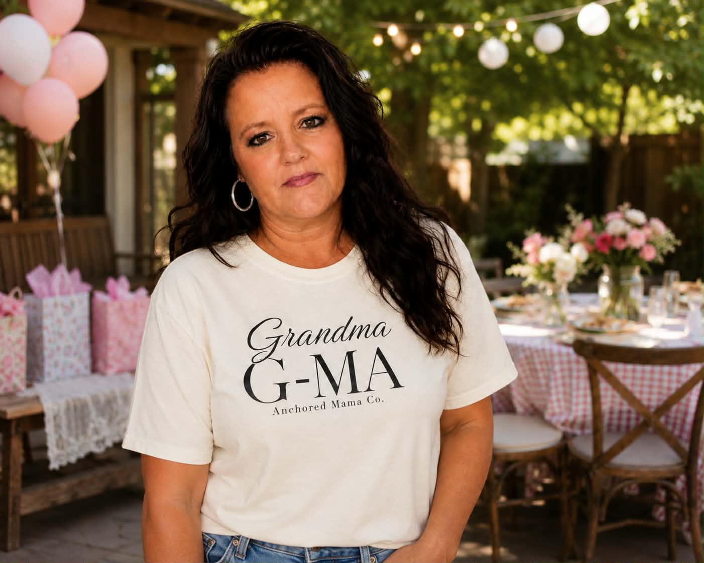 Grandma G-MA Graphic T-Shirt — 'Grandma G-MA' Casual Tee for Mothers & Grandmothers