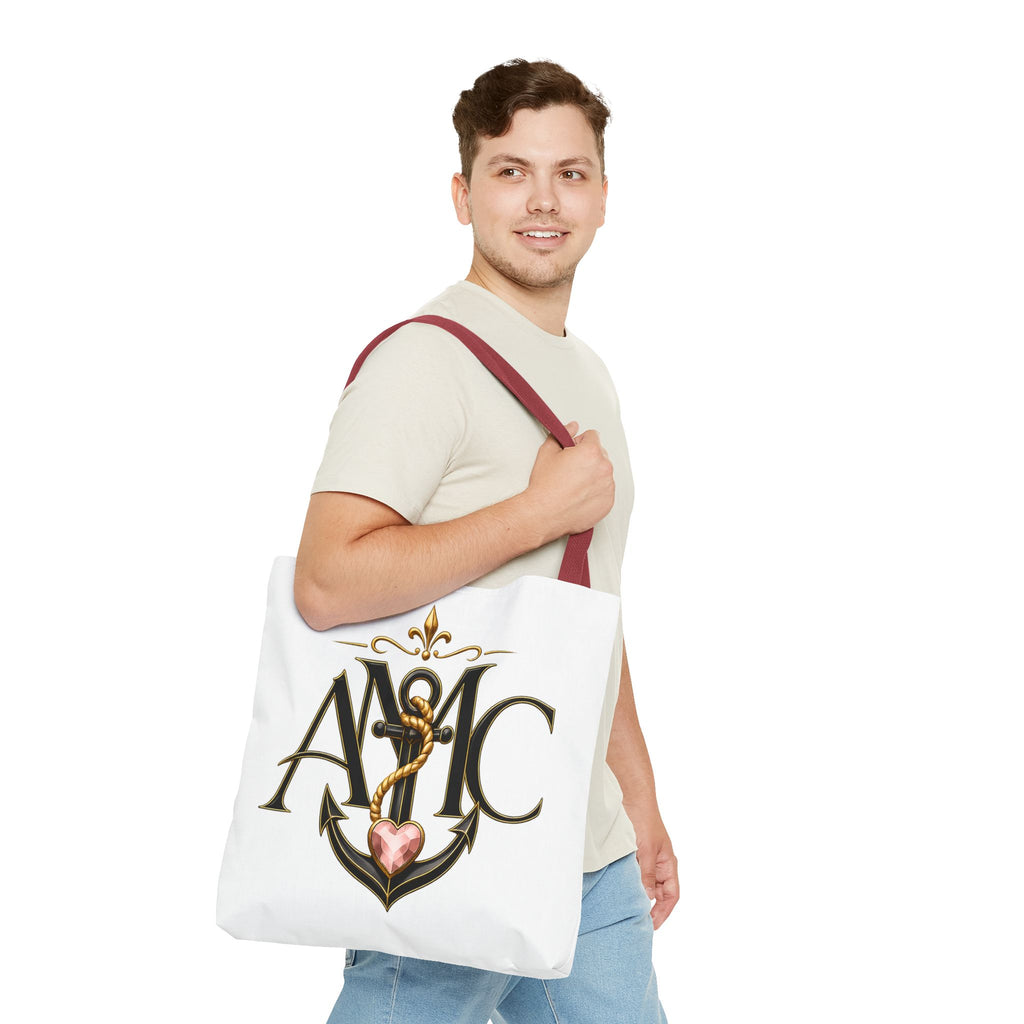 Anchored Mama Monogram Tote Bag | Vintage Anchor Market Tote