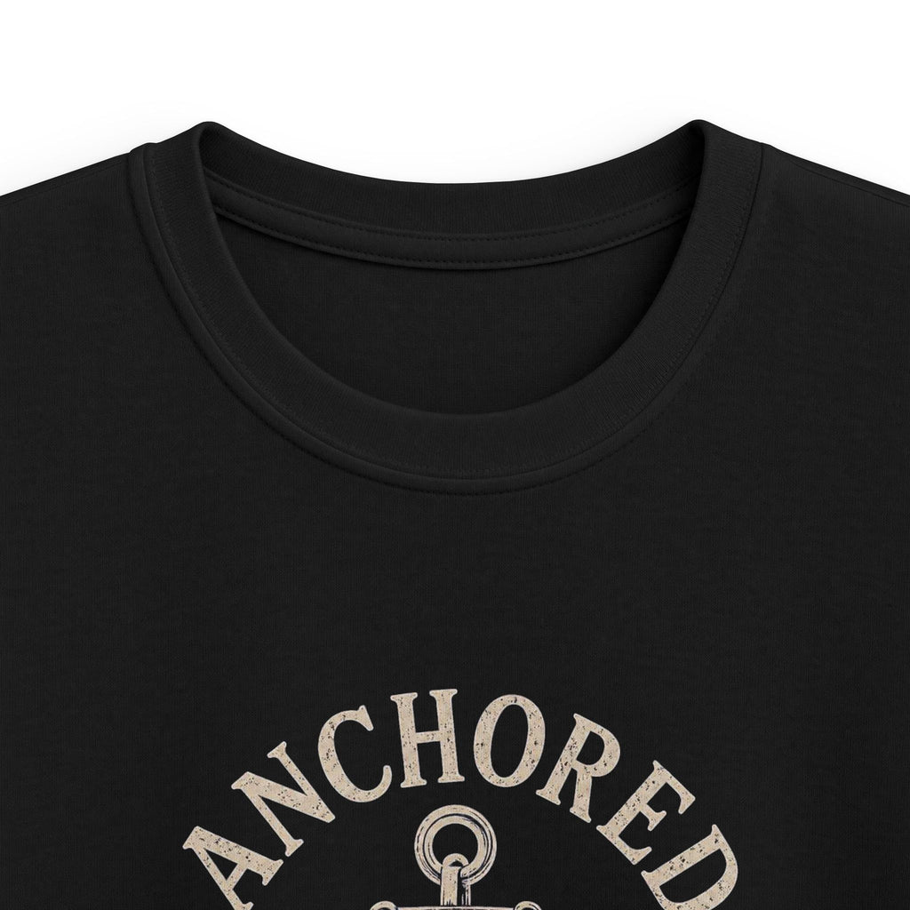 Kids Tee - "Anchored Crew" Nautical Anchor Graphic Shirt