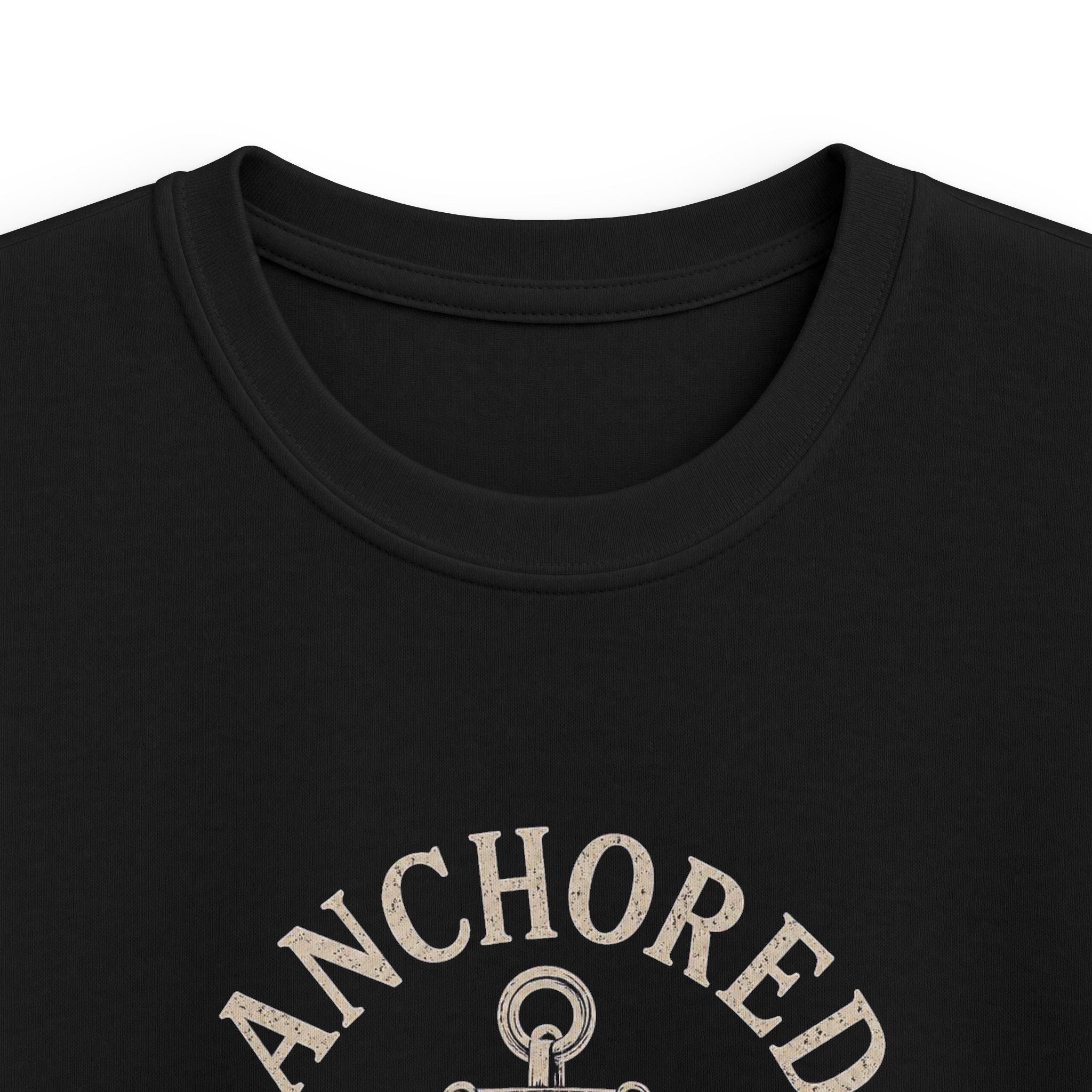 Kids Tee - "Anchored Crew" Nautical Anchor Graphic Shirt
