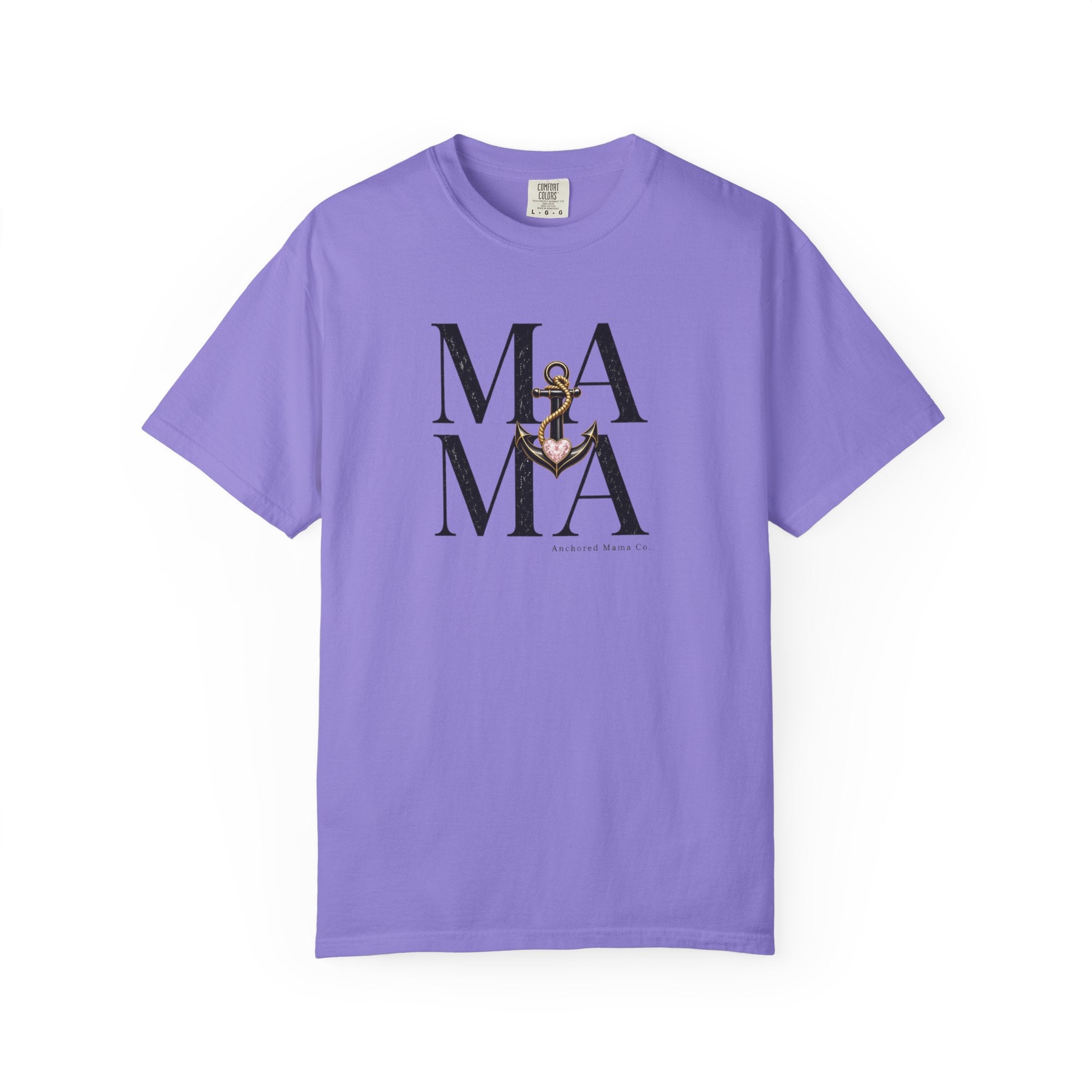 Mama Anchor T-Shirt — Nautical Mama Graphic Tee