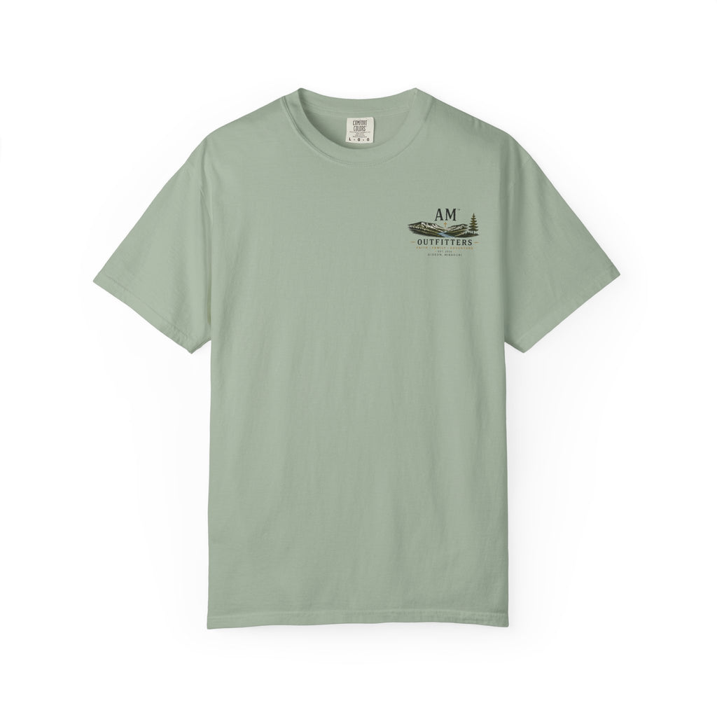 AM Outfitters Graphic T-Shirt — Mountain & Tree Adventure Tee