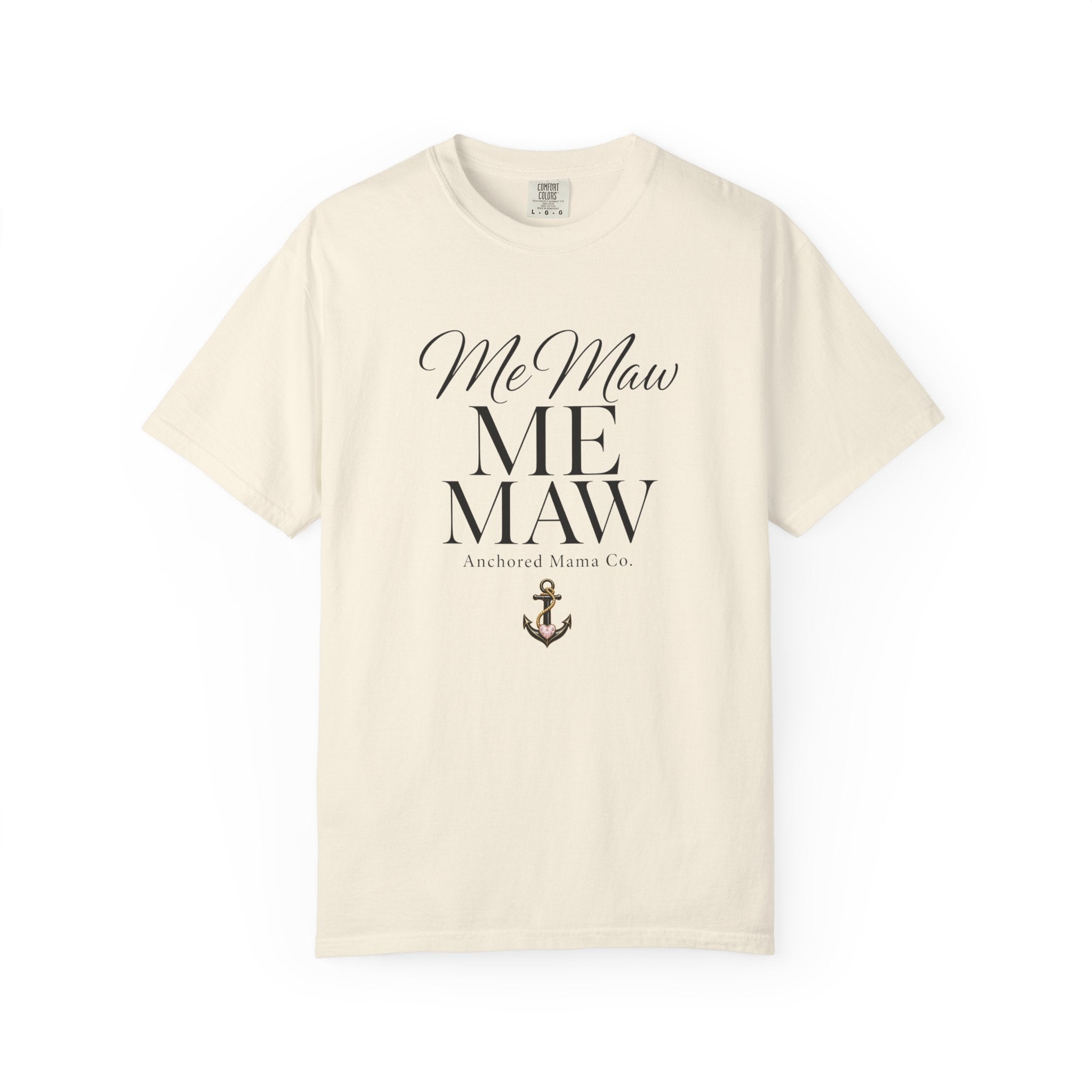 MeMaw Graphic T‑Shirt – "Me Maw" Vintage Anchor Mama Tee