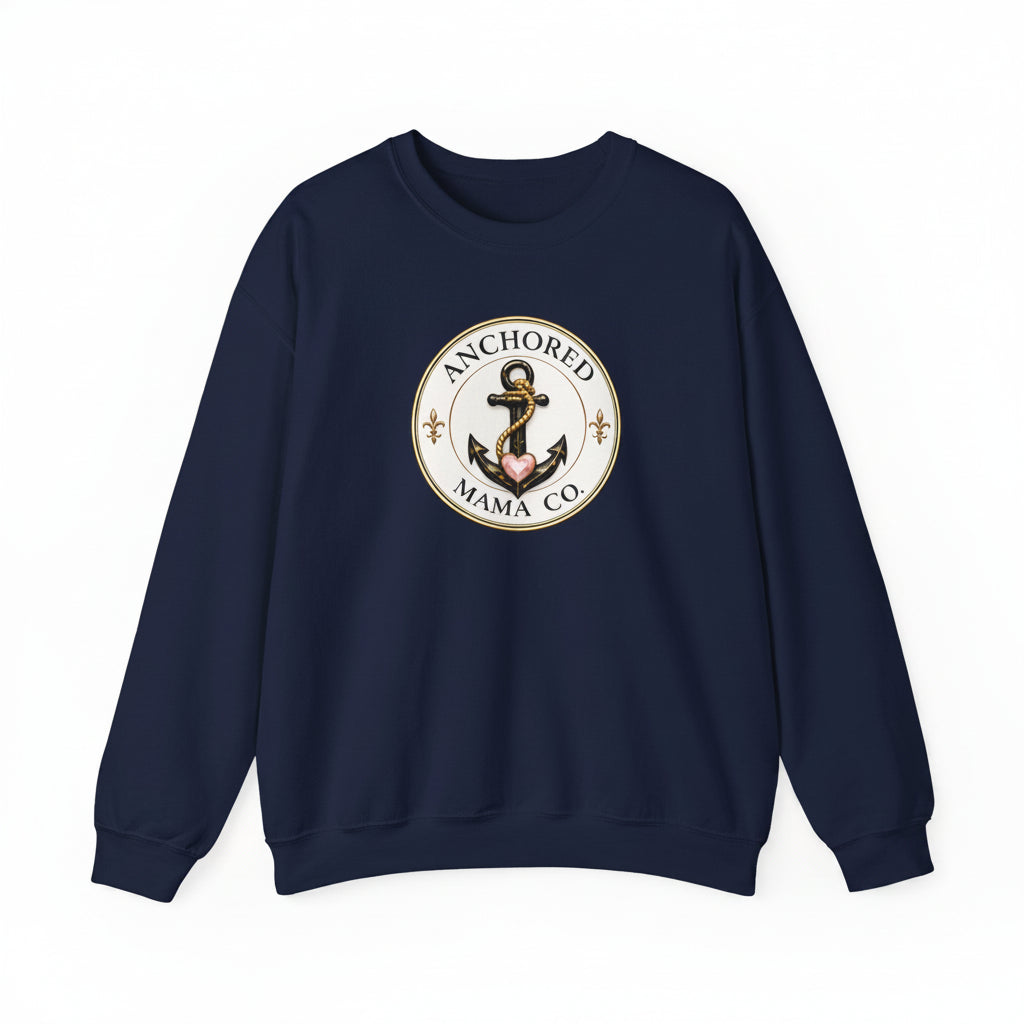 Anchored Mama Crewneck Sweatshirt | Anchored Mama Co.