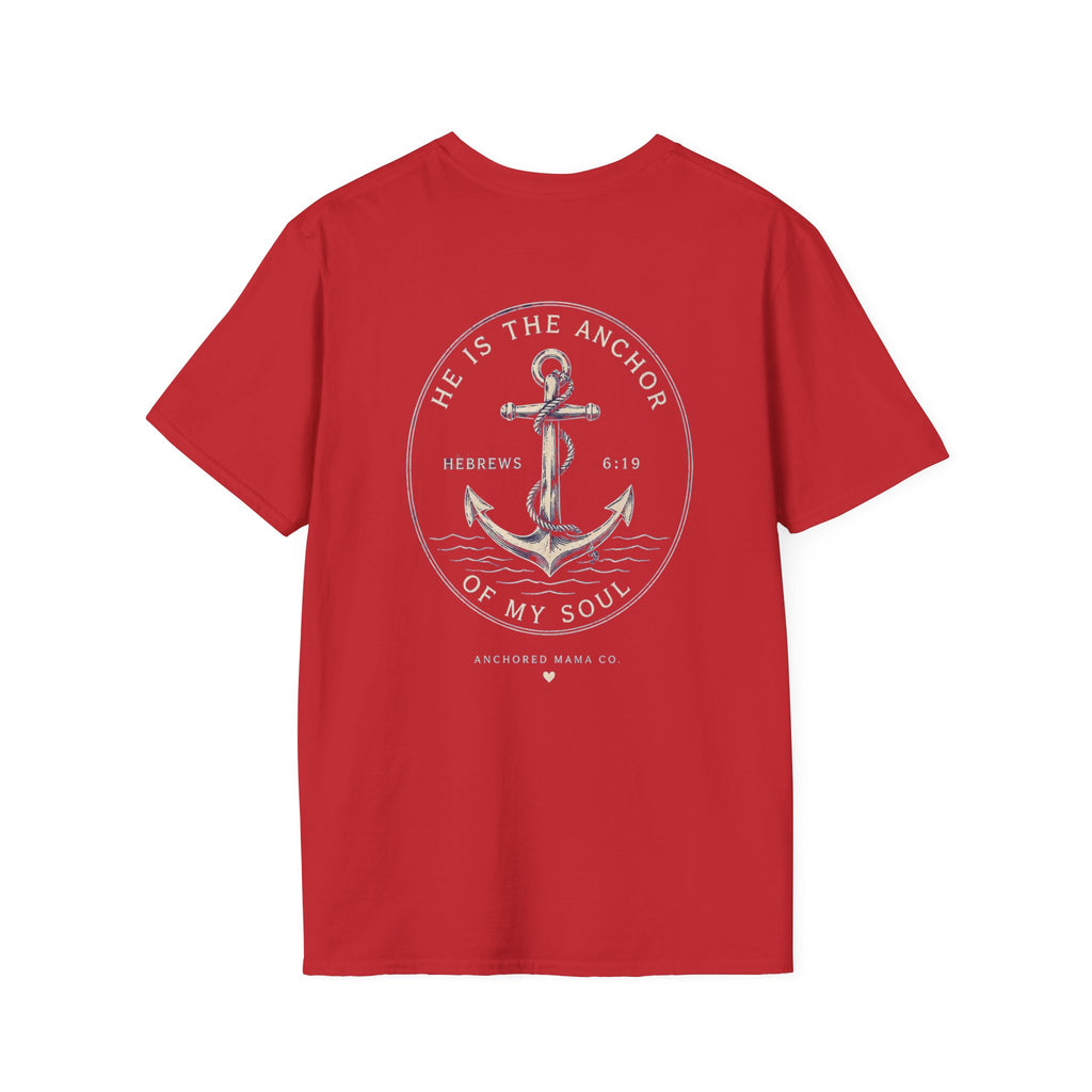 Faith T-Shirt — "Hope Holds. Because Jesus Does." Inspirational Christian Tee