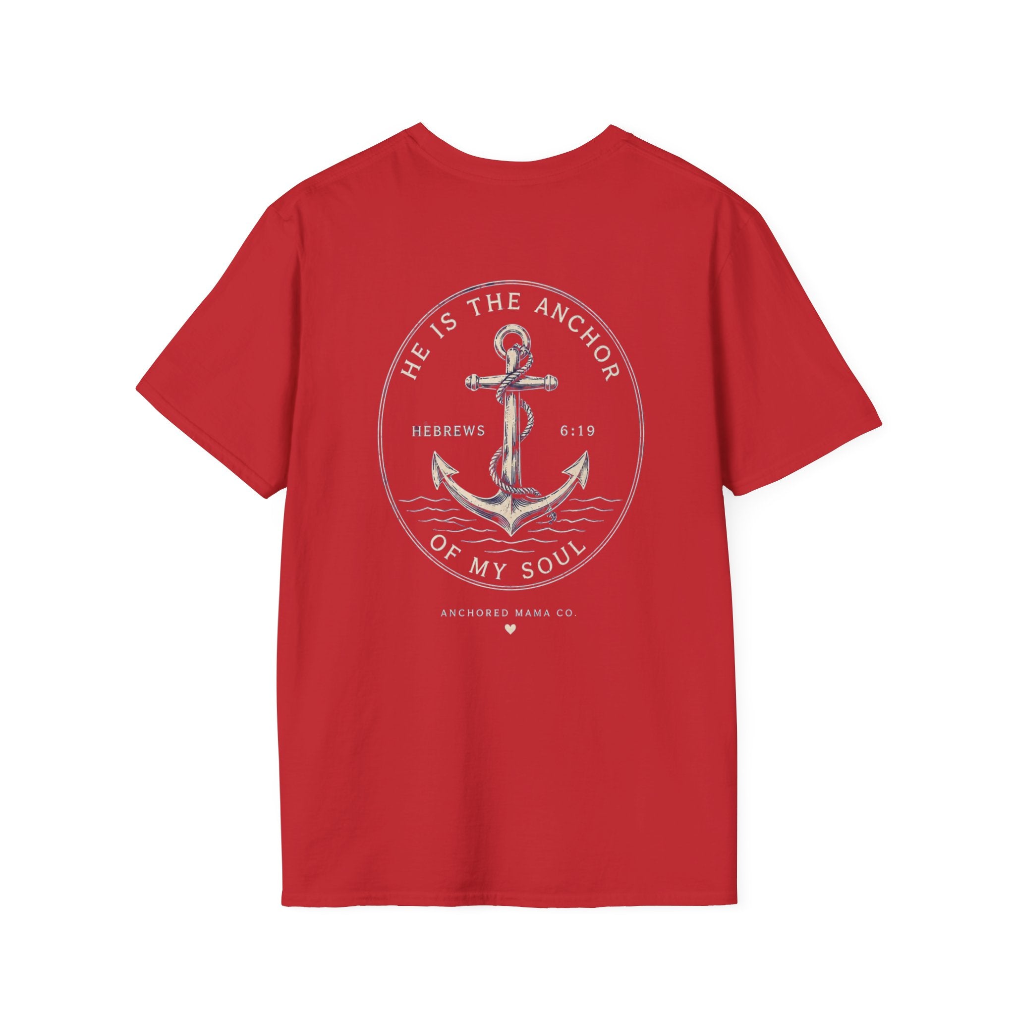 Faith T-Shirt — "Hope Holds. Because Jesus Does." Inspirational Christian Tee
