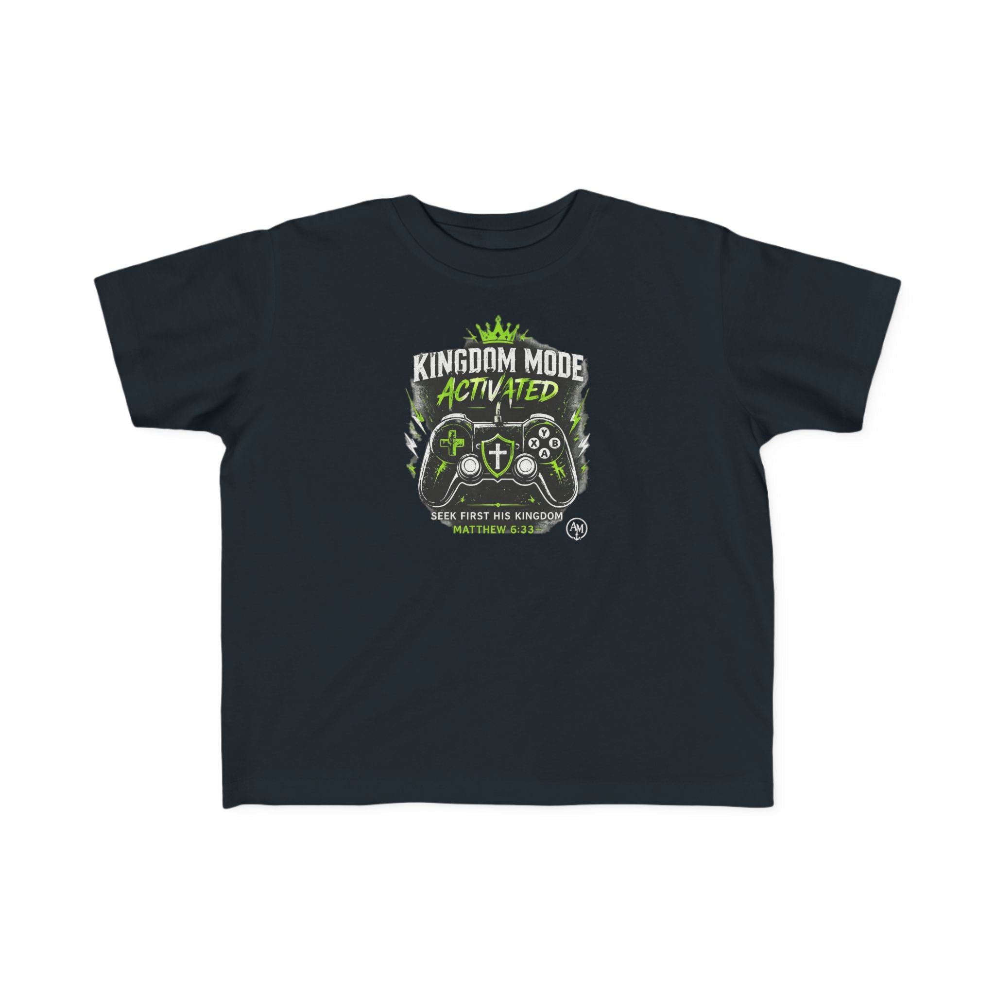Toddler Tee - "Kingdom Mode Activated" Video Game Controller Graphic