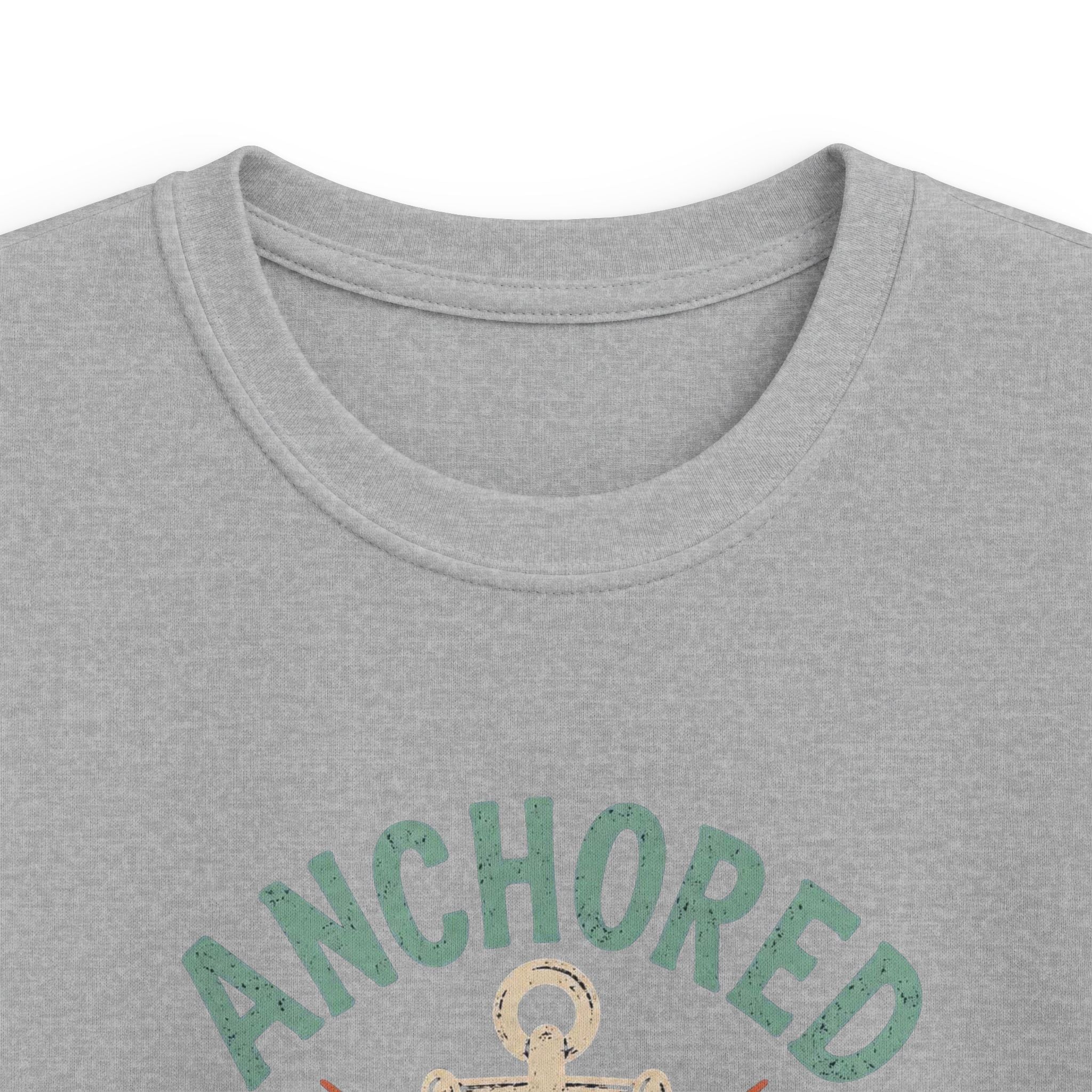 Kids Anchor Crew T-Shirt — "Anchored Crew" Nautical Tee for Boys & Girls