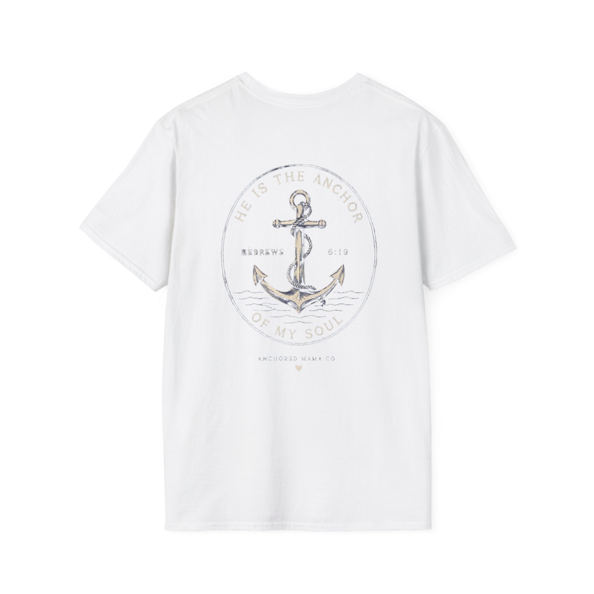 Faith T-Shirt — "Hope Holds. Because Jesus Does." Inspirational Christian Tee
