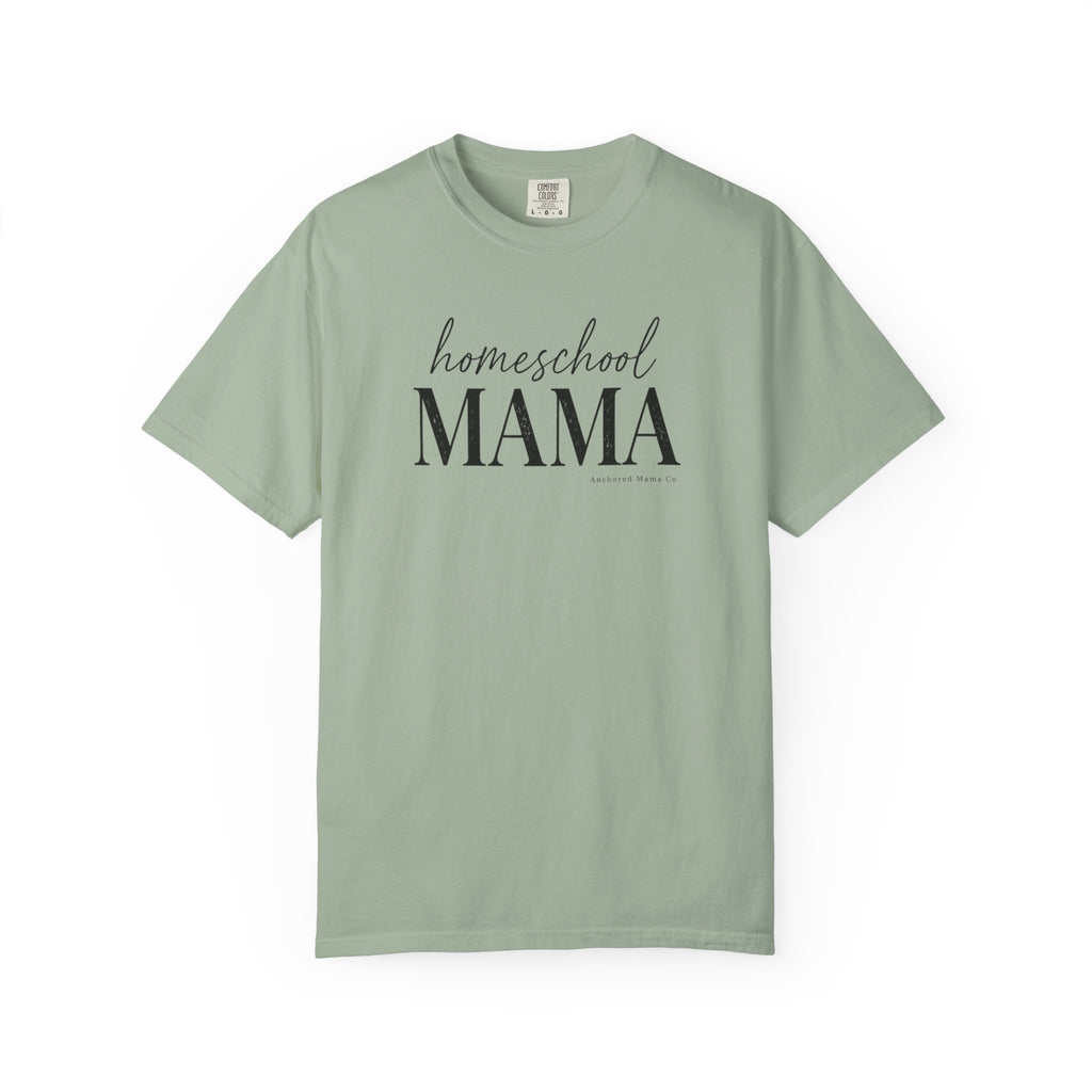 Homeschool Mama T-Shirt — Cozy Neutral Graphic Tee for Homeschooling Moms