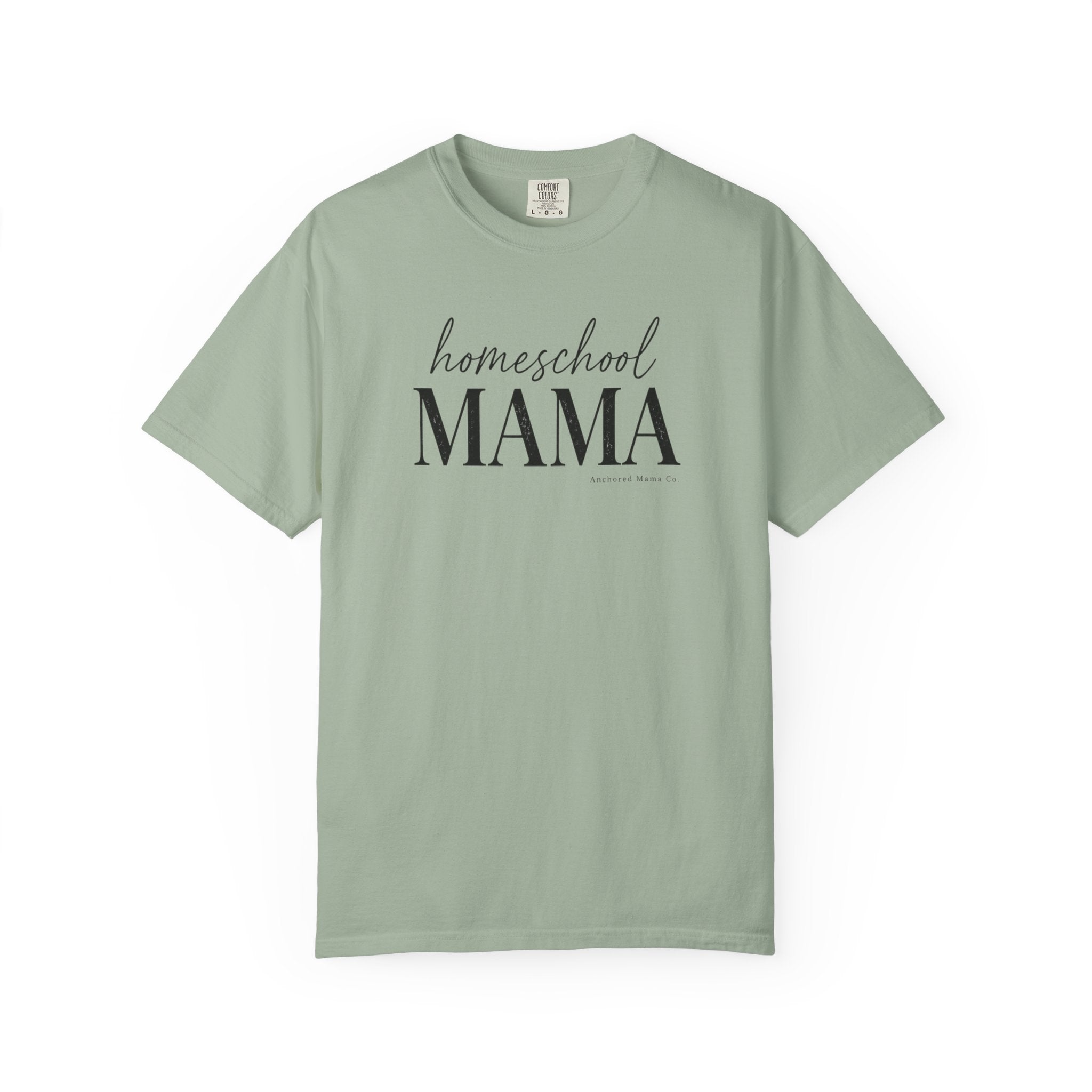 Homeschool Mama T-Shirt — Cozy Neutral Graphic Tee for Homeschooling Moms