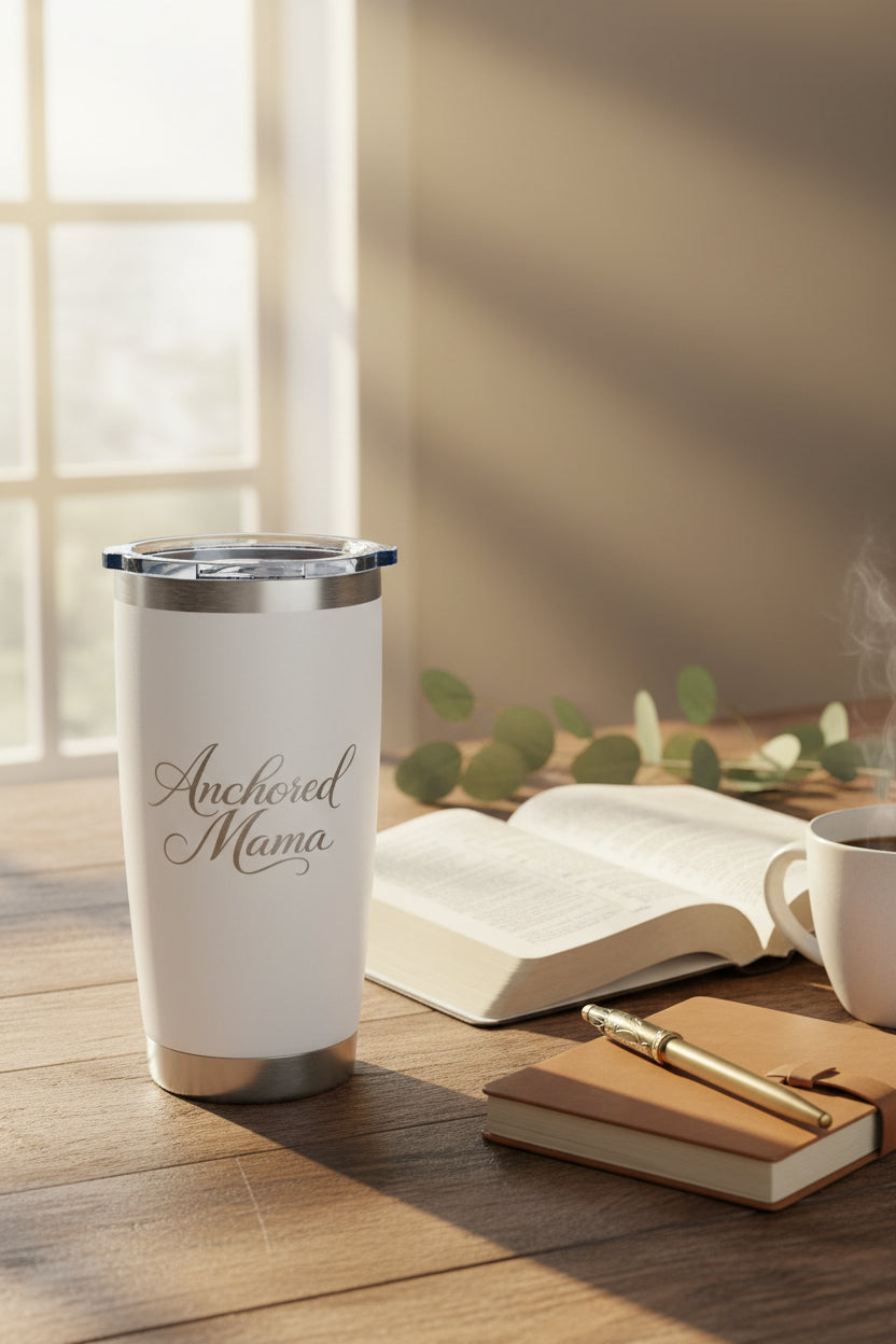Engraved 20oz Tumbler | Anchored Mama Co.