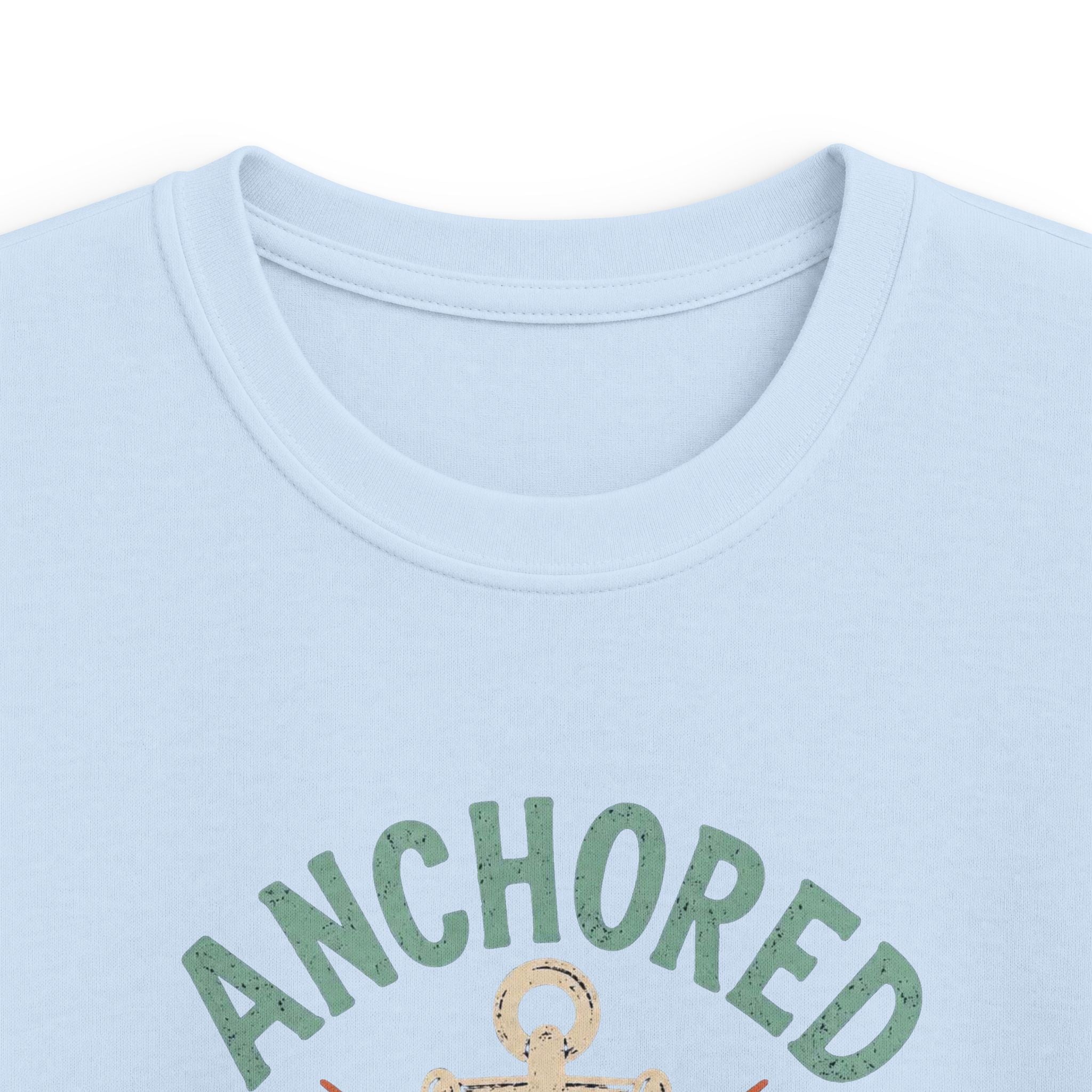 Kids Anchor Crew T-Shirt — "Anchored Crew" Nautical Tee for Boys & Girls